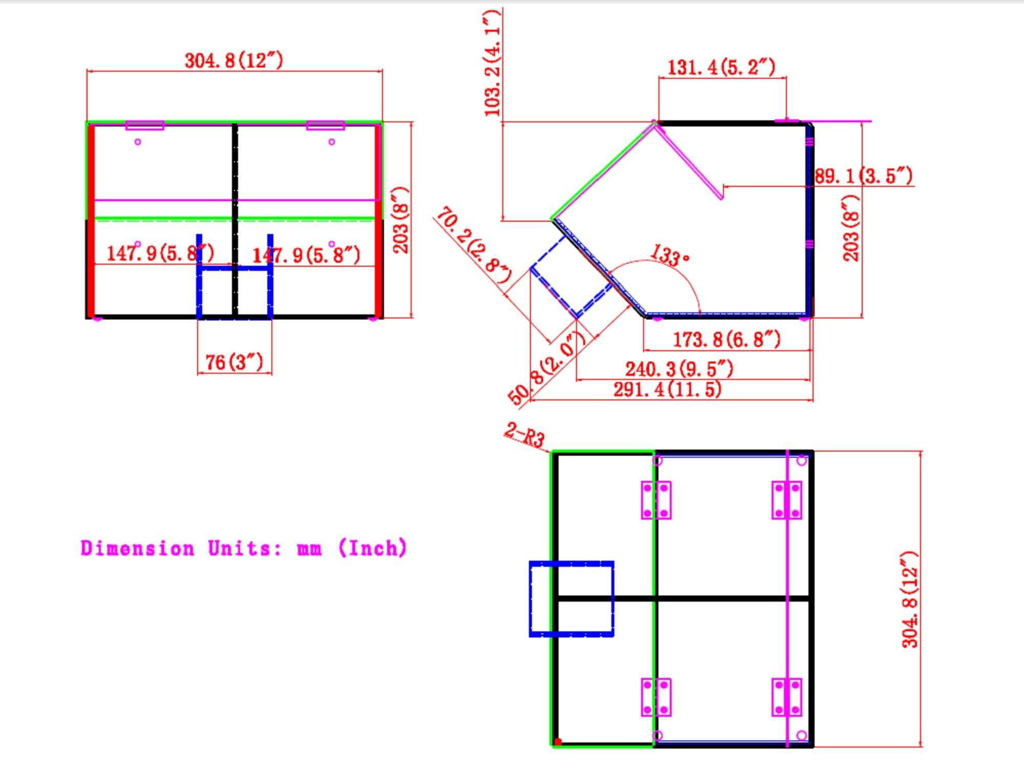 FixtureDisplays® Plaxiglass Candy Bin Acrylic Candy Dispenser Clear Transparent Treats Display 100868 6