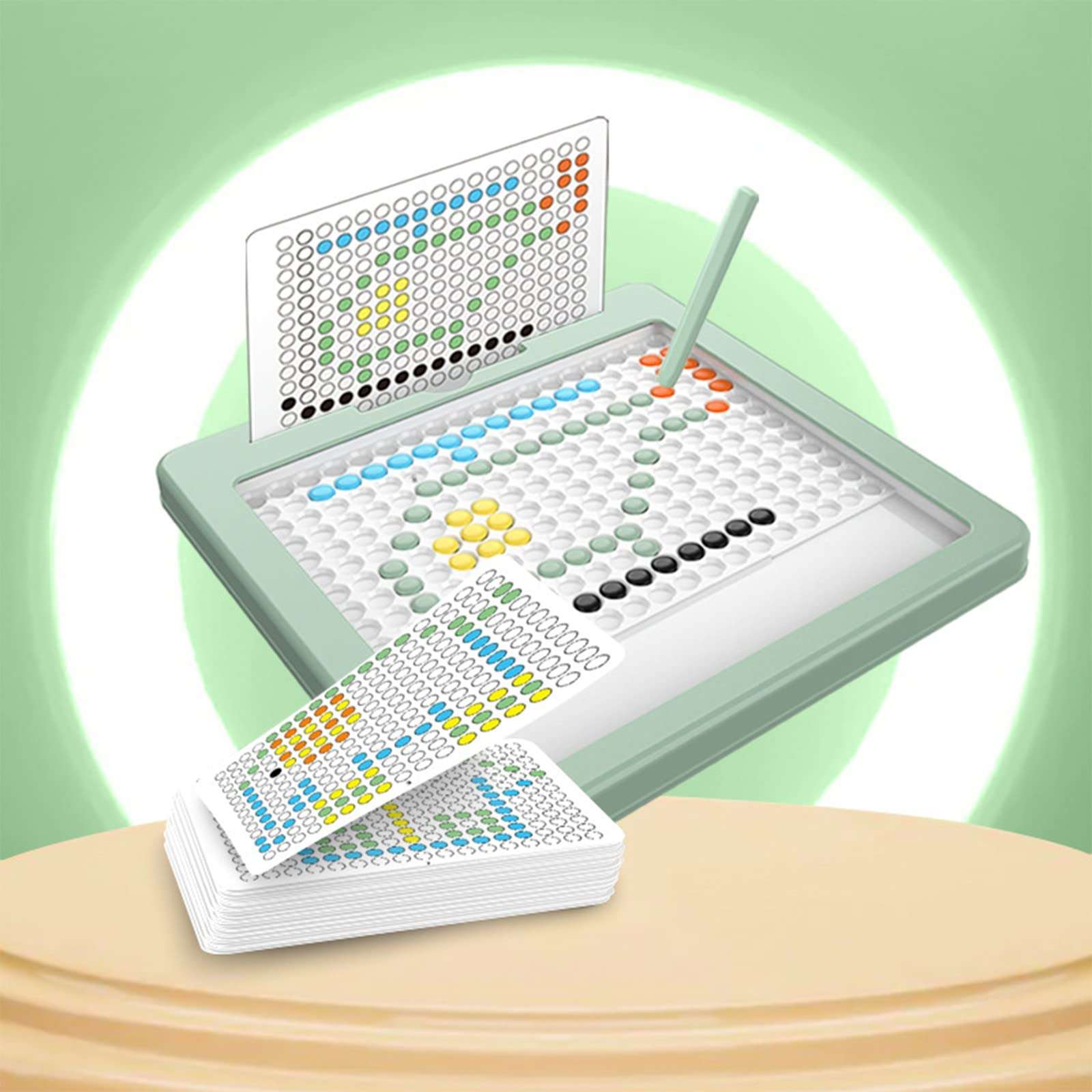 Magnetic Drawing Board, Learning & Playing Concentration Training Magnetic No Eraser Writing Doodle Puzzle Pencil Board Chessboard Early Education Thinking 3