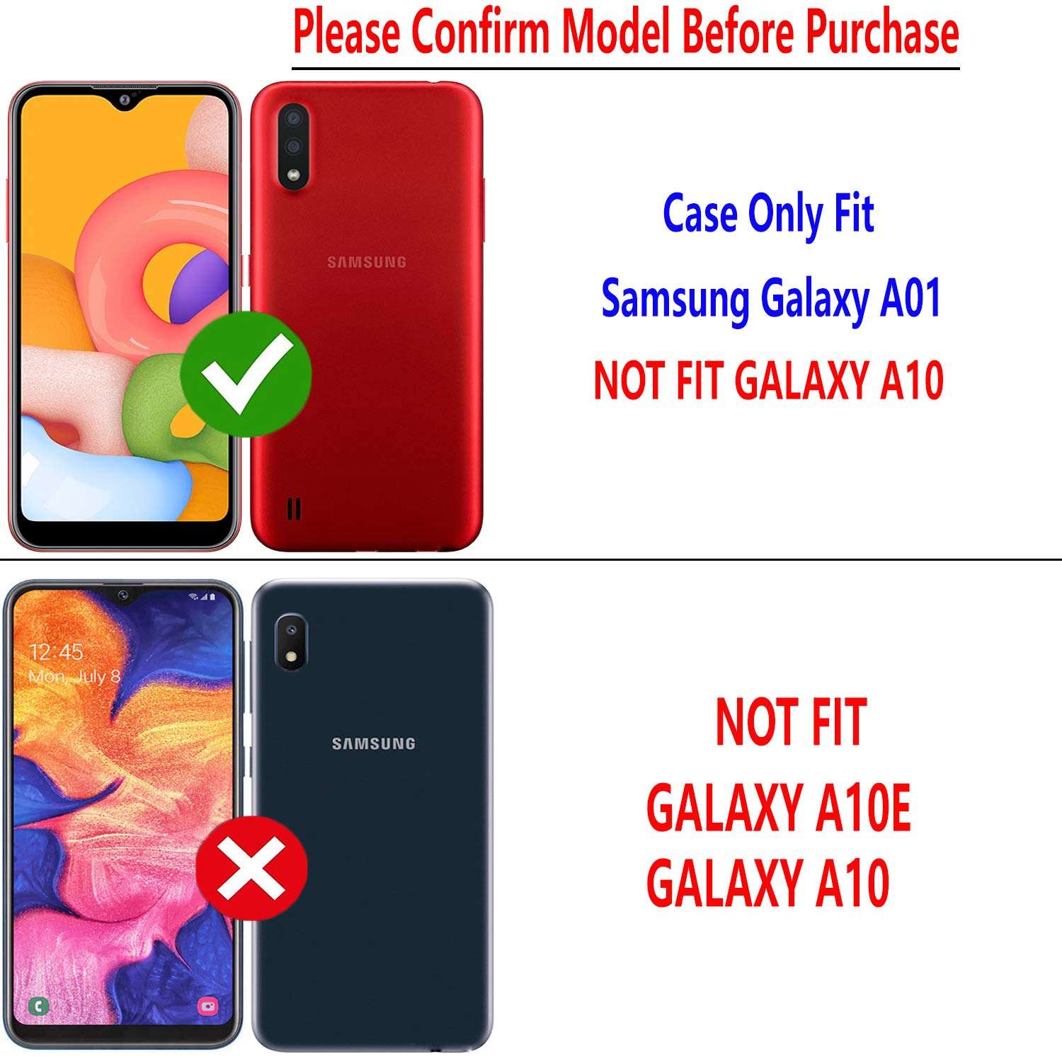 Samsung Galaxy A01 Phone Case, [NOT FIT A10E/A10/S10] with [Tempered Glass Protector Included], STARSHOP- Metal Ring Kickstand Stand Shockproof Drop Protection Phone Cover - Blue 2