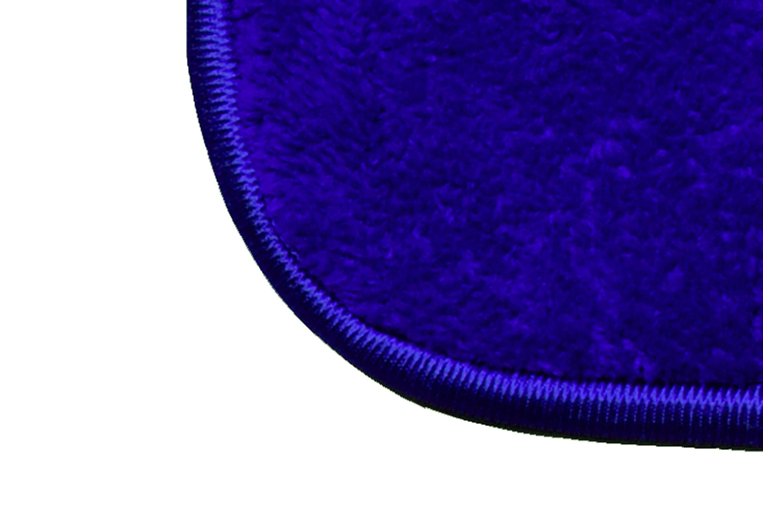 Warmland Anti Skid Solid Polyester Bath Mat-15 x 22"", Blue 5