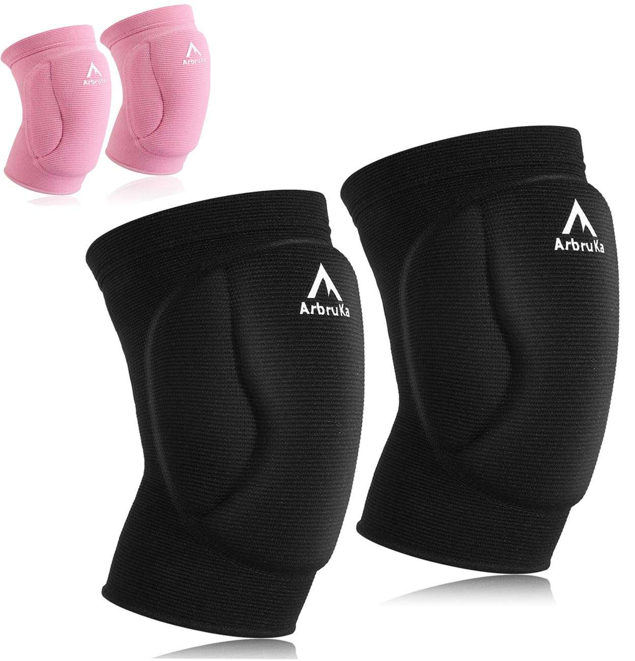 Volleyball Knee Pads for Men Women Boy Girl , Knee Protector Knee Supporter . Knee compression Sleeve with high Protection Cushion for Volleyball ,Running ,House Cleaner , Worker , Weight lifting , Dancer