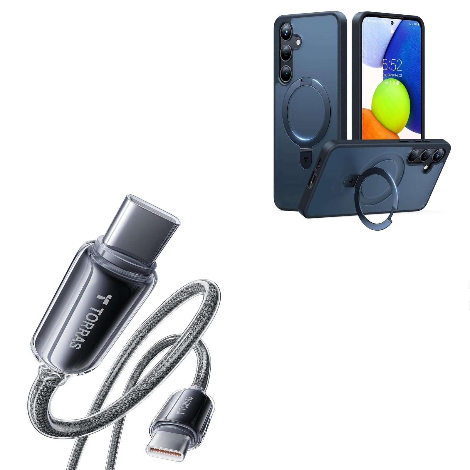 TORRAS S24 Plus Case with USB C Cable