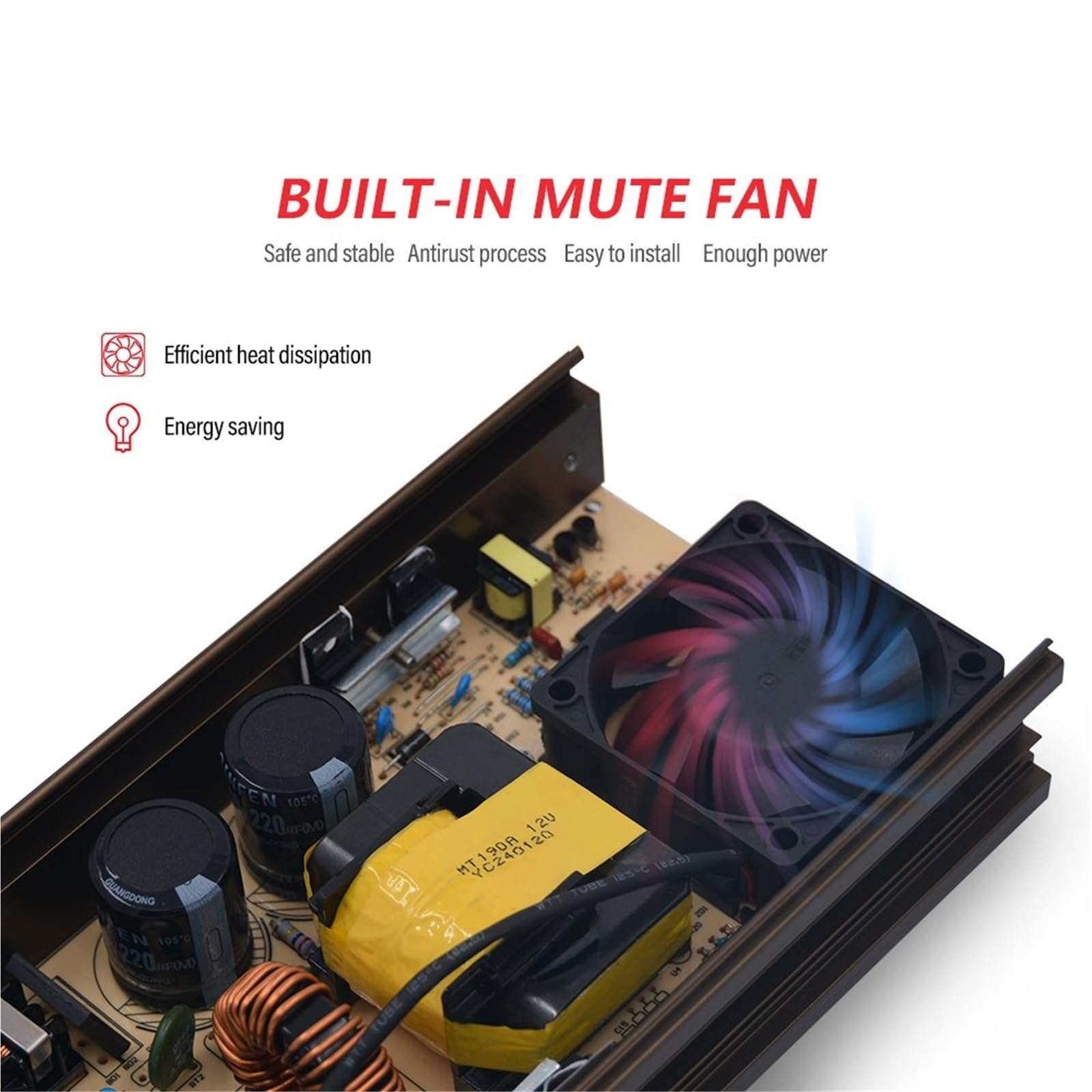 FYM-200-12 200W 12V 16.6A Marine Electronics Switching Power Supply 1Pcs 4