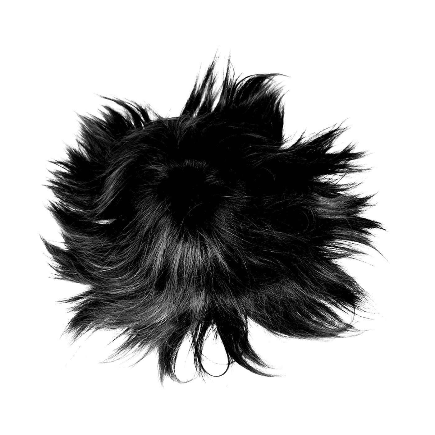 Majik Hair Patch, Wig, Toupee For Men And Boys (Normal Monofilament) (10X8 Inch, Medium Brown), 100 Gram, Pack Of 1 3