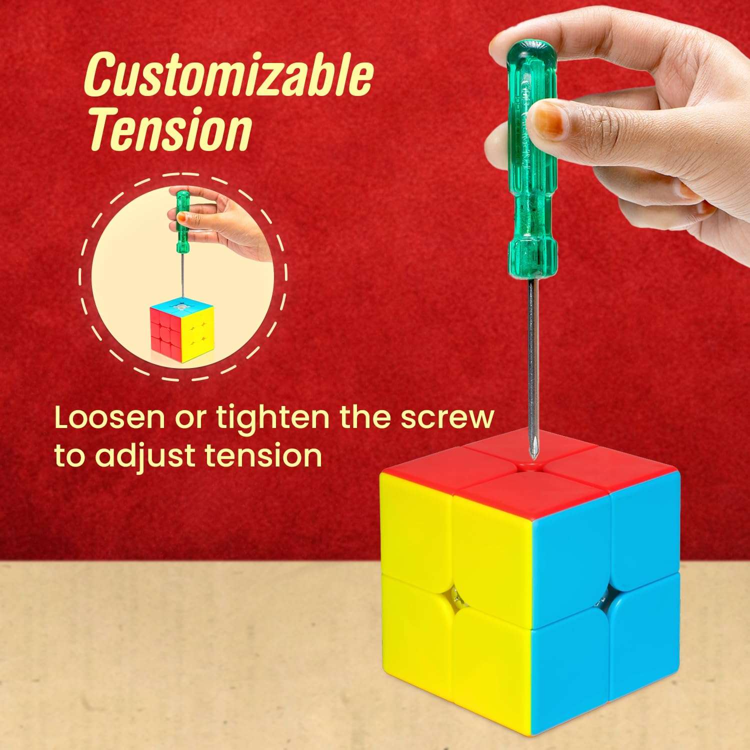 Cubelelo Drift 2x2, 3x3 & Pyraminx Cube Combo (Stickerless) | Ideal for Kids Above 3 4 5 6 Years Old Boys Girls | 3 in 1 Speedcube Gift Set | High Speed Puzzle 3x3x3 2x2x2 Pyramid Triangle 4