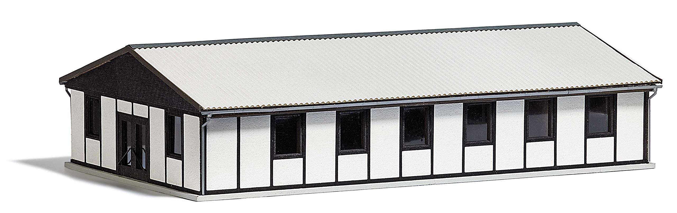 Busch 1392 Summer Camp Dining Hall HO Structure Scale Model Structure