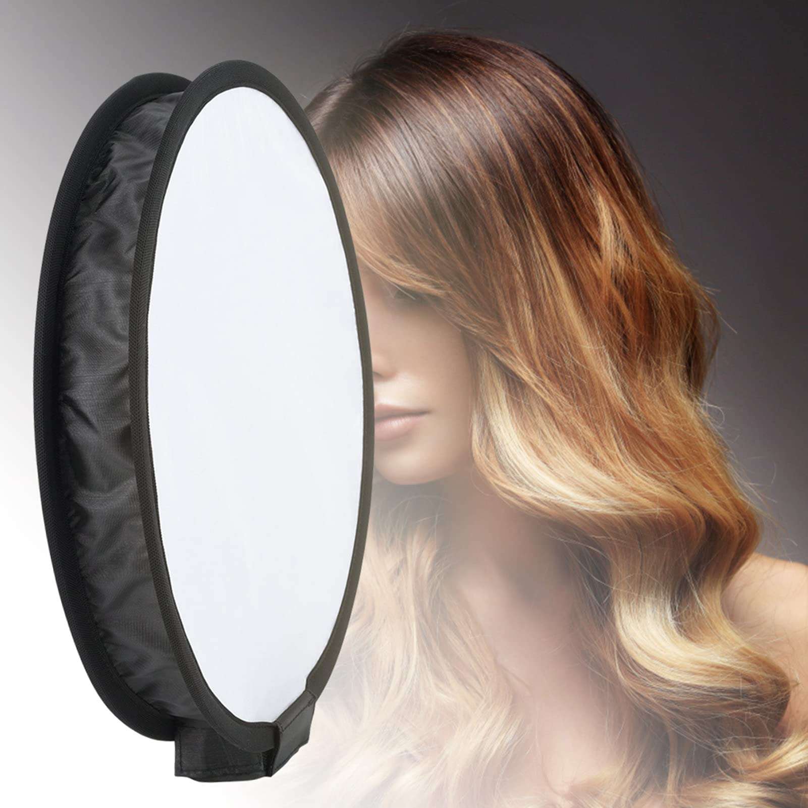 Estink Round Softbox Diffuser, 40CM/15.75 Nylon Portable Studio Flash Diffuser Light Softbox Foldable Round Shape Speedlite Softbox Diffuser with Carrying Bag for Camera Flash Light 4