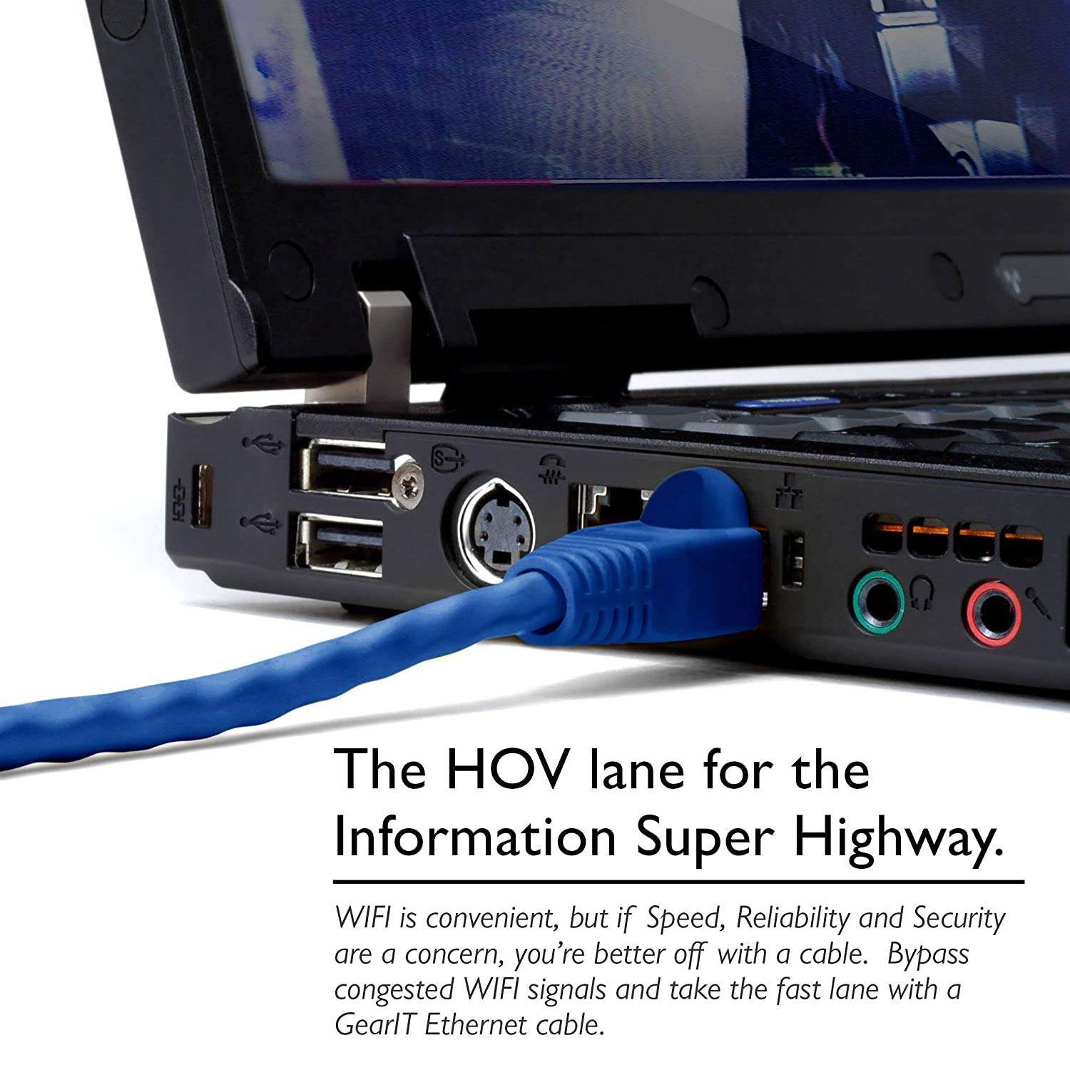 BigPlayer RJ45 CAT5E Ethernet Patch/LAN Cable for Modem, Personal Computer, Laptop, Router (30M, Blue, BG-211-5E-30M) 4