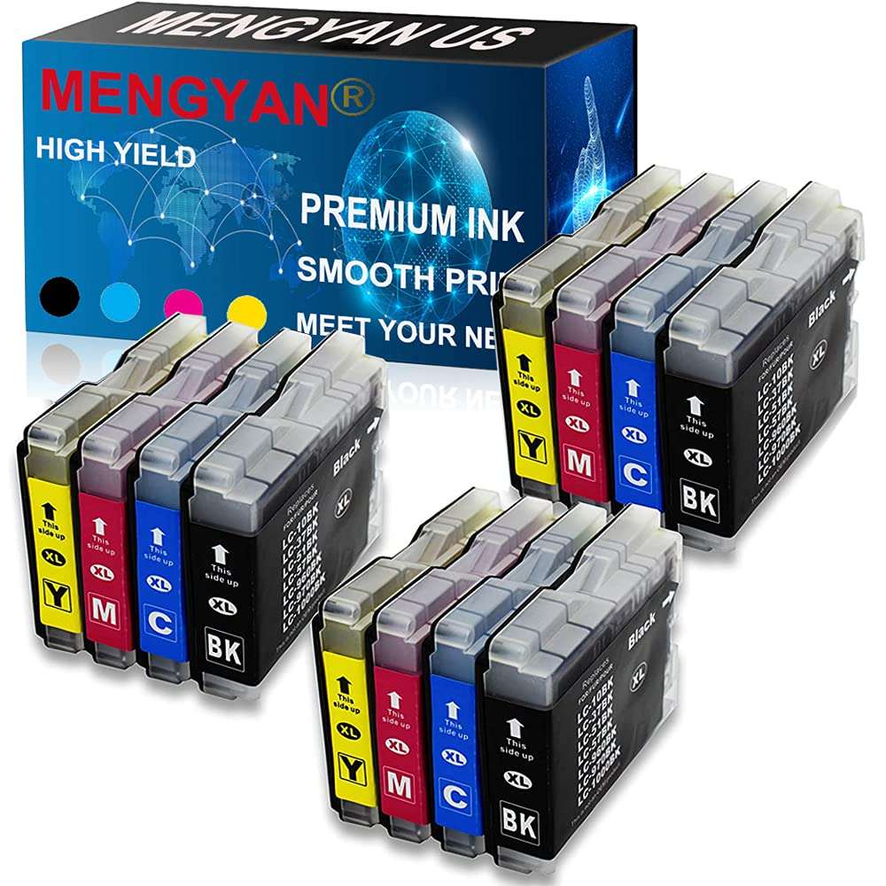 12-Pack Compatible Ink Cartridges for Brother LC51 MFC 230C 240C 350C 440CN 465CN 3360C 5460CN 5860CN 665CW 685CW 845CW 885CW 1