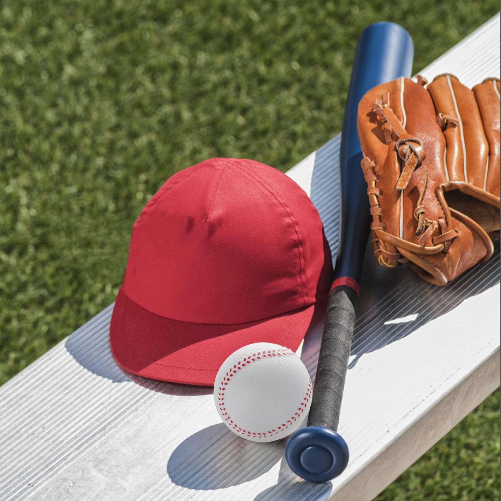 9 Pcs Standard Size Adult Baseballs Bulk Bucket of Baseballs Leather Baseballsfor High School League Training, Pitching, Throwing and Autograph 3