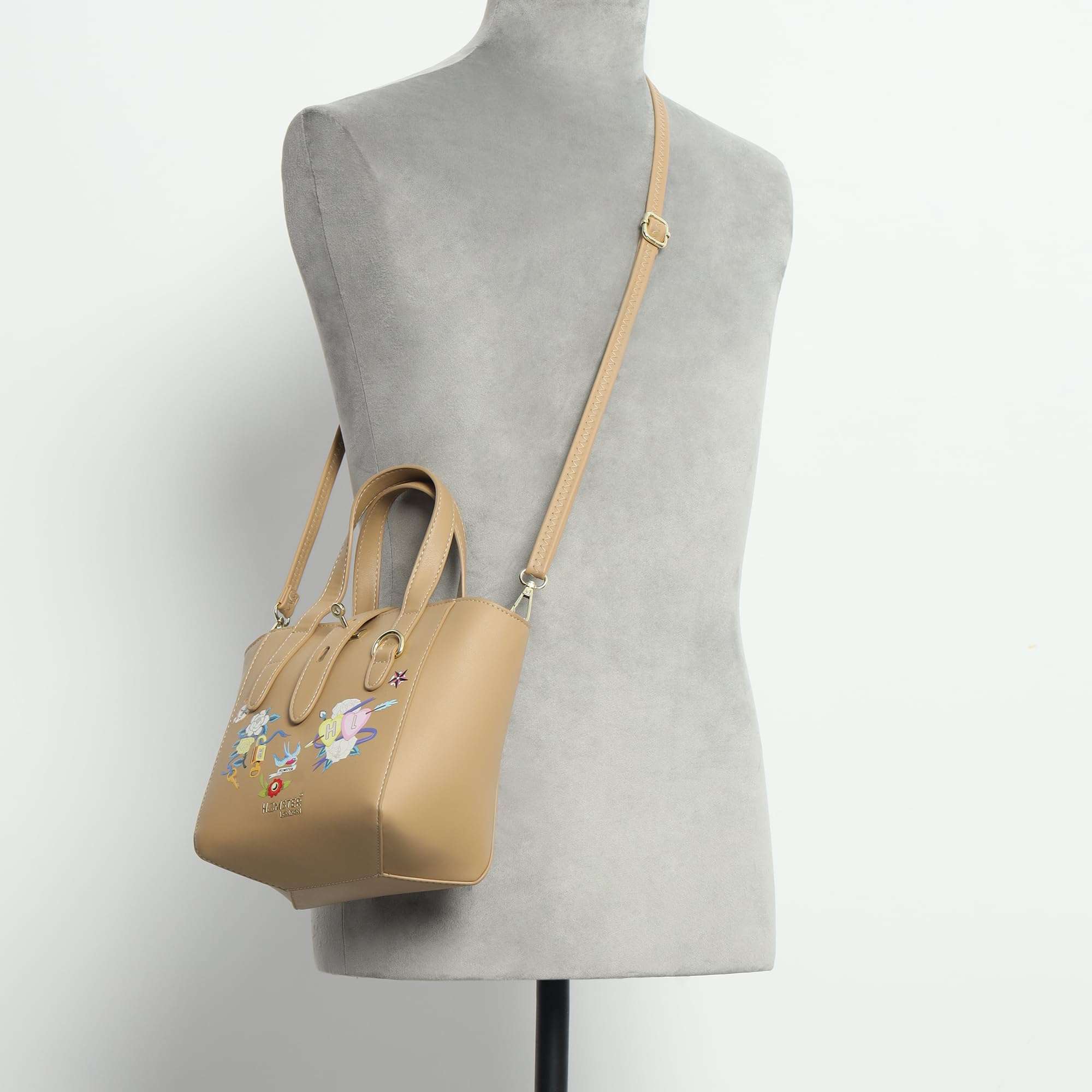 Hamster London Women's Millionaire Victoria Handbag - Nude 4