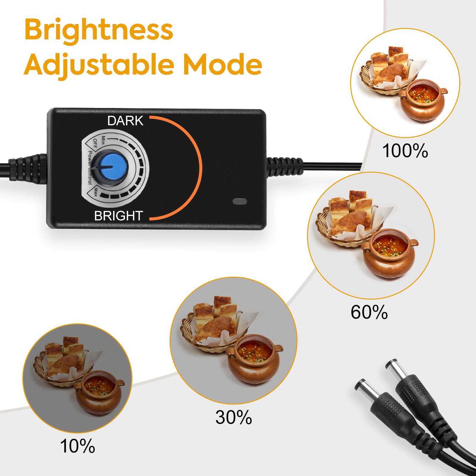 Photo Studio Box, 16x16x16 Inches Portable Foldable Photography Light Box Shooting Tent with Dimmable High CRI95+ LED Lights and 4 Backdrops for Product Photography 3