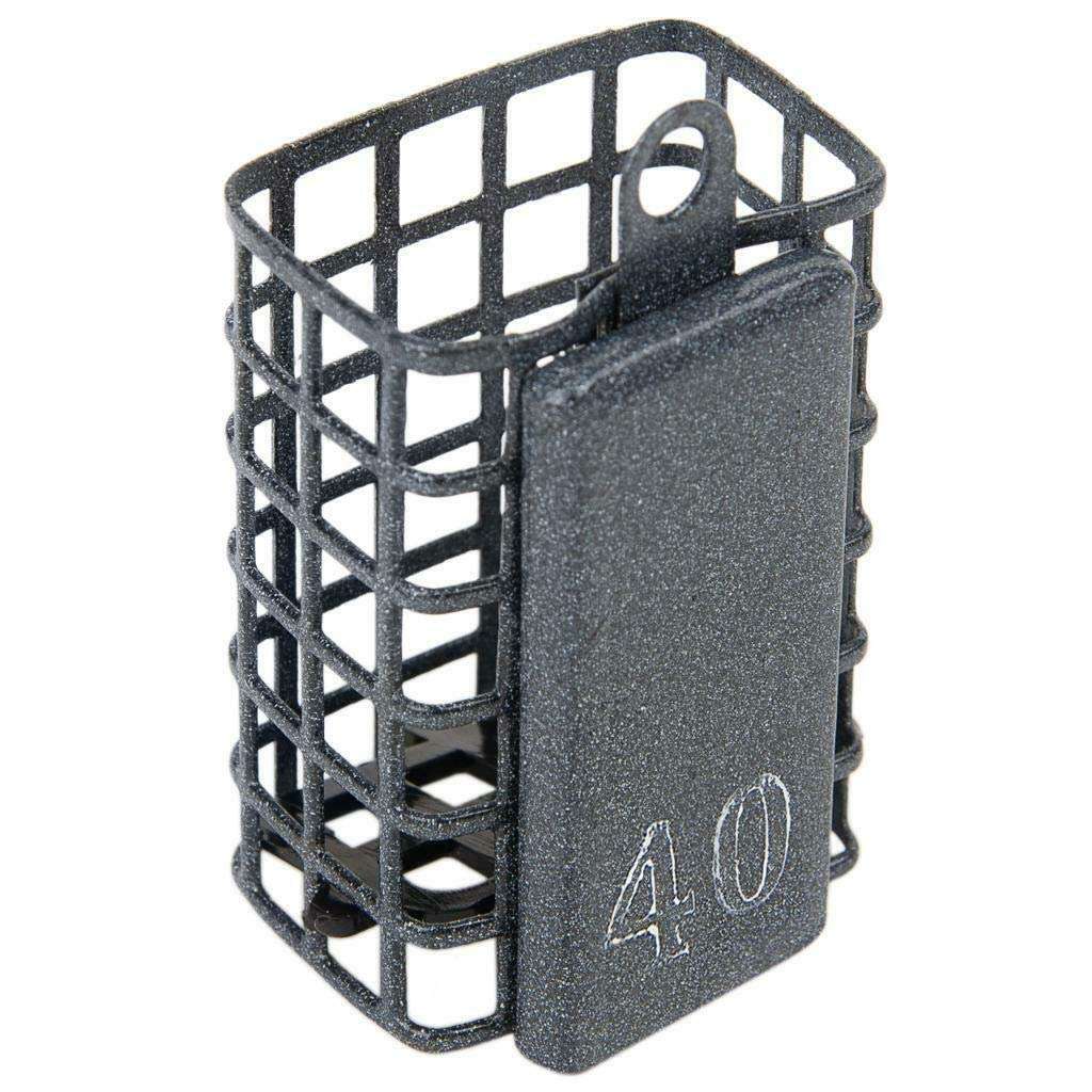 Free2buy 10pcs Lead Sinker Carp Feeder Basket Cage Fish Holder Bait Spring Fishing Сrucian Bream - Tackle Trap Accessory – Fishing Tool - Metal 40gr/1.4oz 5