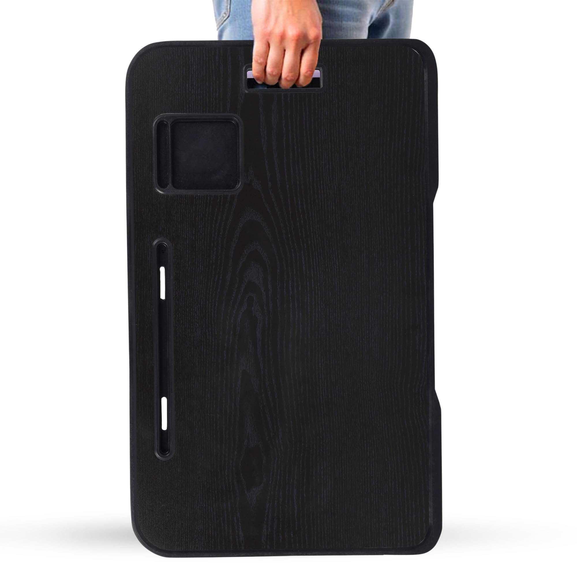 mistri Yerose Office Table For Home/Writing Desk For Office/Folding Table For School/Folding Study Table/Work From Home Multipurpose Table (Black) Wood, 15 Cm, 10 Centimeters 3