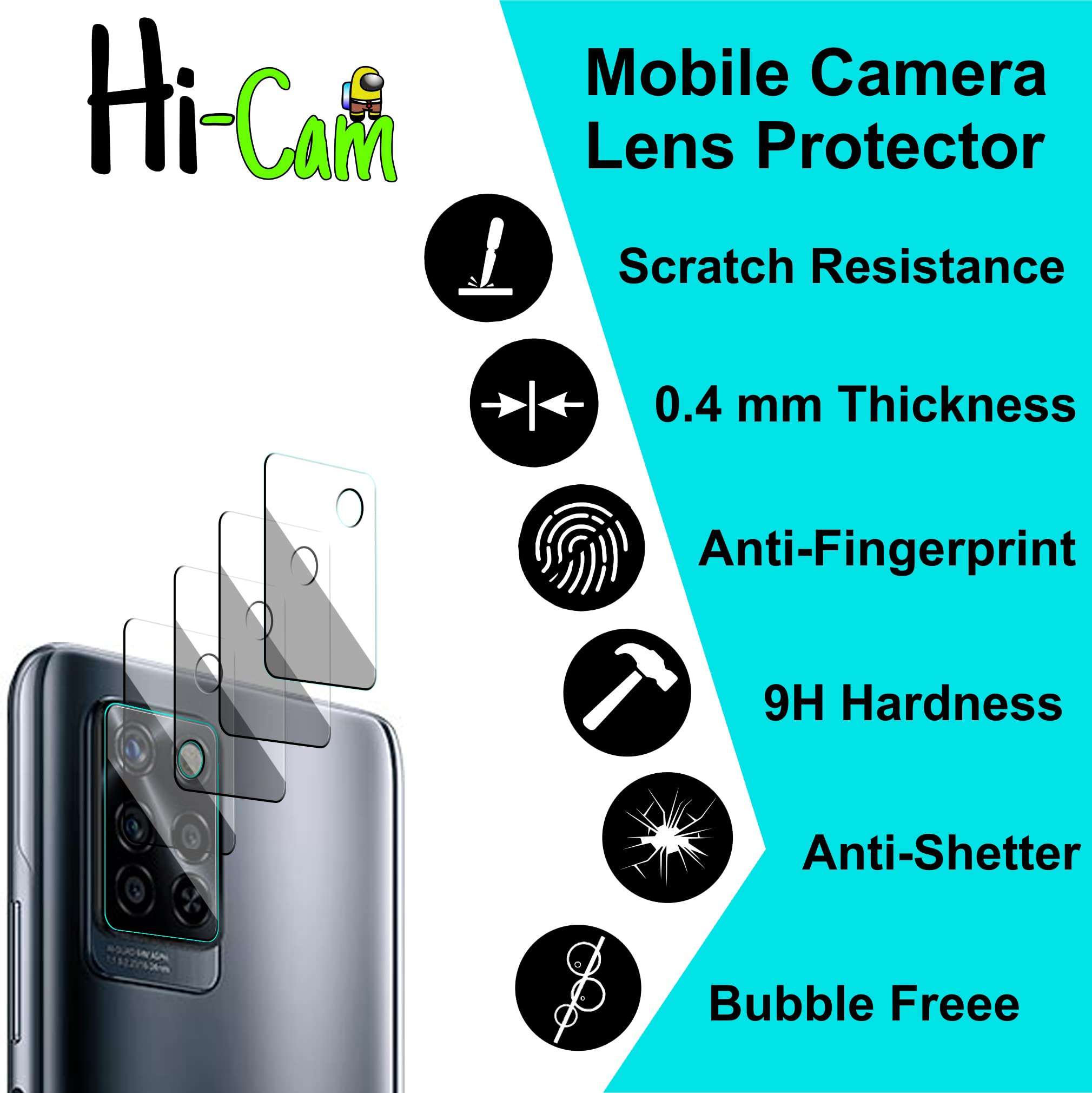 Samsung F41 Camera Lens Protector (Camera Lens Protect from The Scratches) (Pack of 2) 2