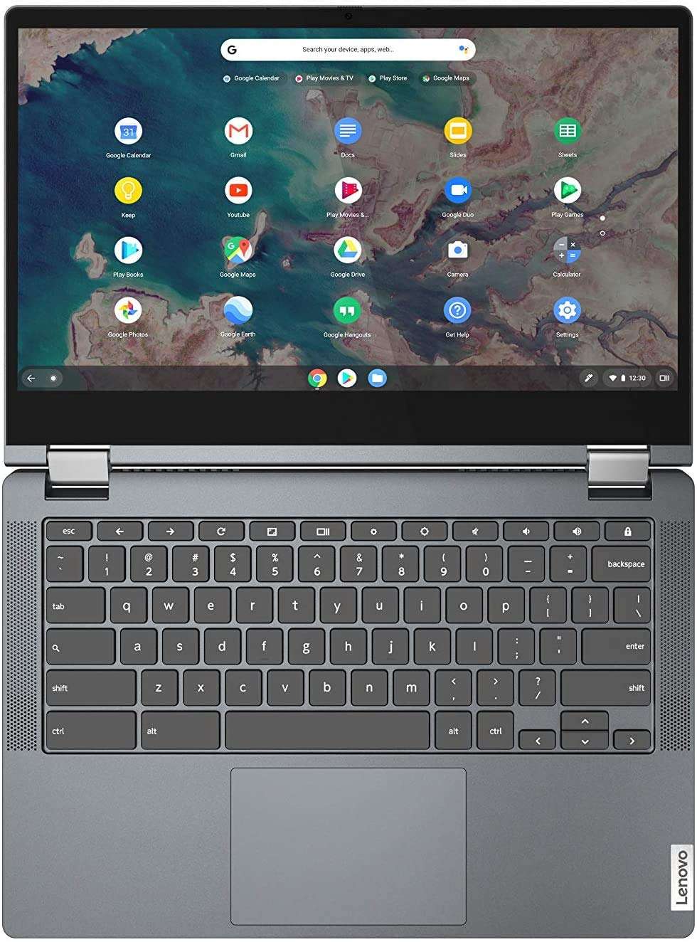 Lenovo Chromebook Flex 5 2-in-1 Laptop I 13.3” FHD IPS Touchscreen I Dual-Core i3-10110U(>i5-7200U) I 4GB DDR4 64GB eMMC 128GB SD Card I Backlit KB Webcam + 16GB Micro SD Card 4