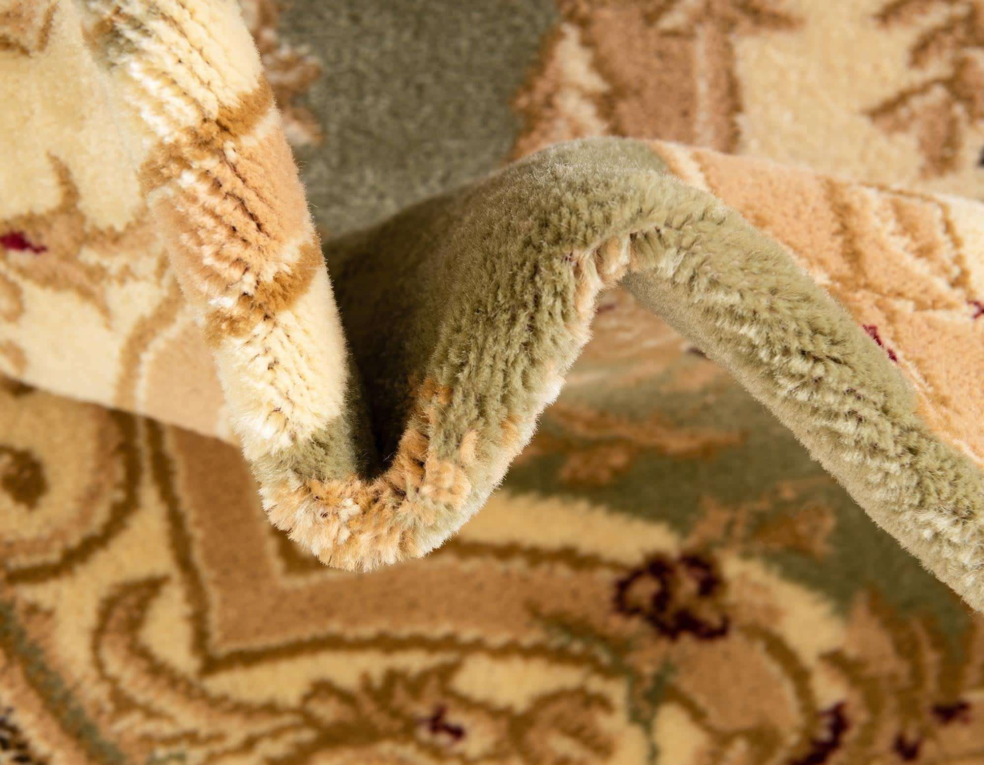 Unique Loom Versailles Collection Area Rug - Henry (3' 1" x 5' 3" Oval Green/Cream) 6