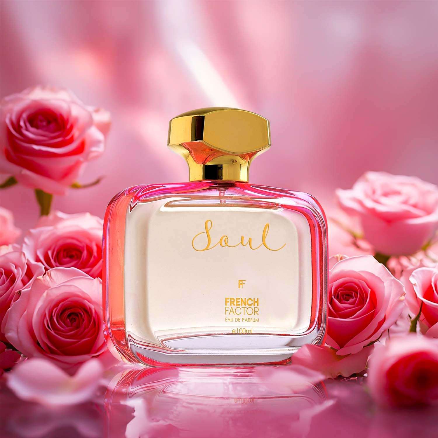 French Factor Soul Luxury Perfume For Women Long Lasting Eau De Parfum With Floral And Musk Notes Gift For Girls Made in India (Pack of 1, 100ml)