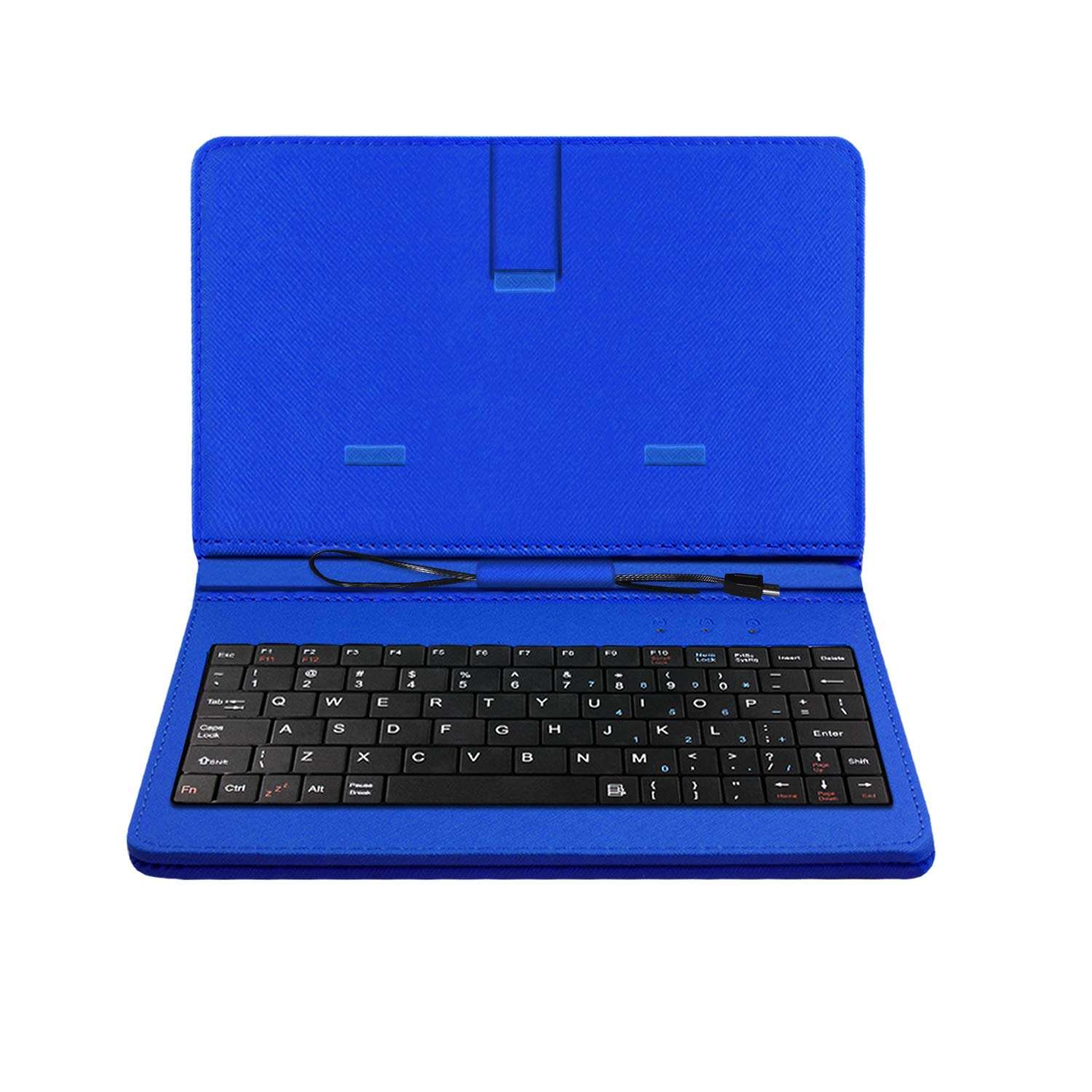 Acm Keyboard Case Compatible with Micromax Unite 2 A106 Mobile Flip Cover Stand Direct Plug & Play Device for Study & Gaming Blue 3