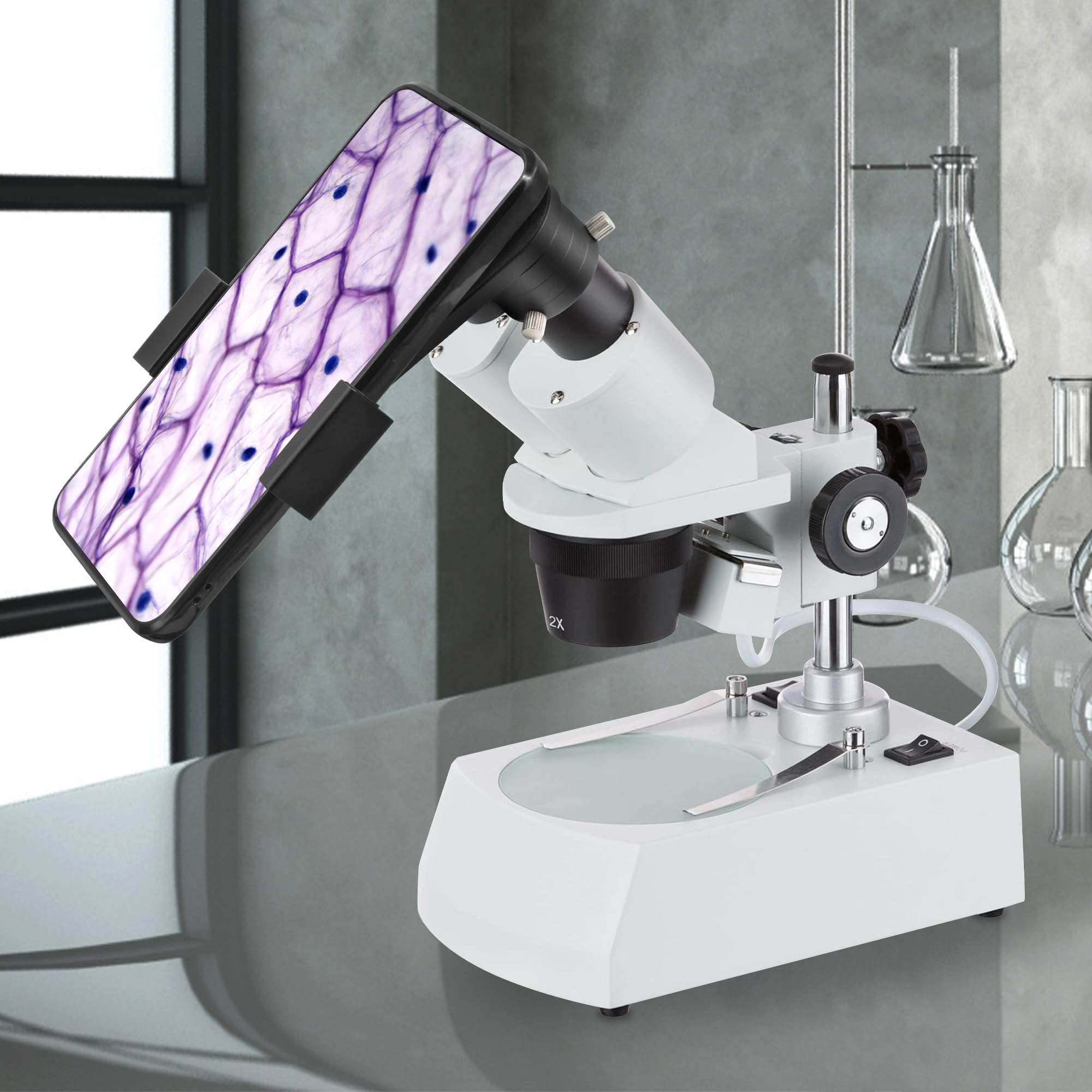 Tydeux Microscope Lens Smartphone Adapter for Eyepiece Tube 26mm 3