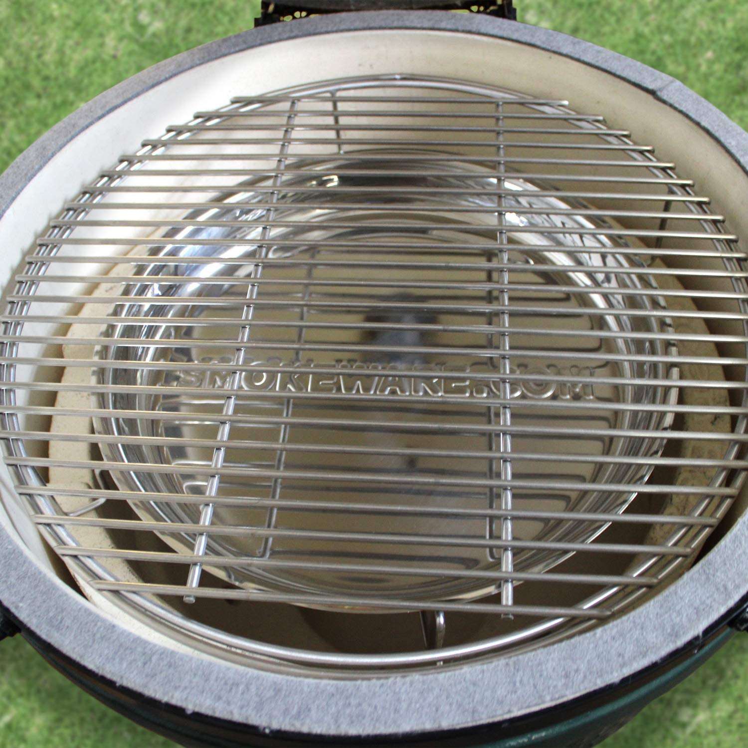 SMOKEWARE Stainless Steel Drip Pan - Big Green Egg Grilling Accessory, 14-inch Diameter 4