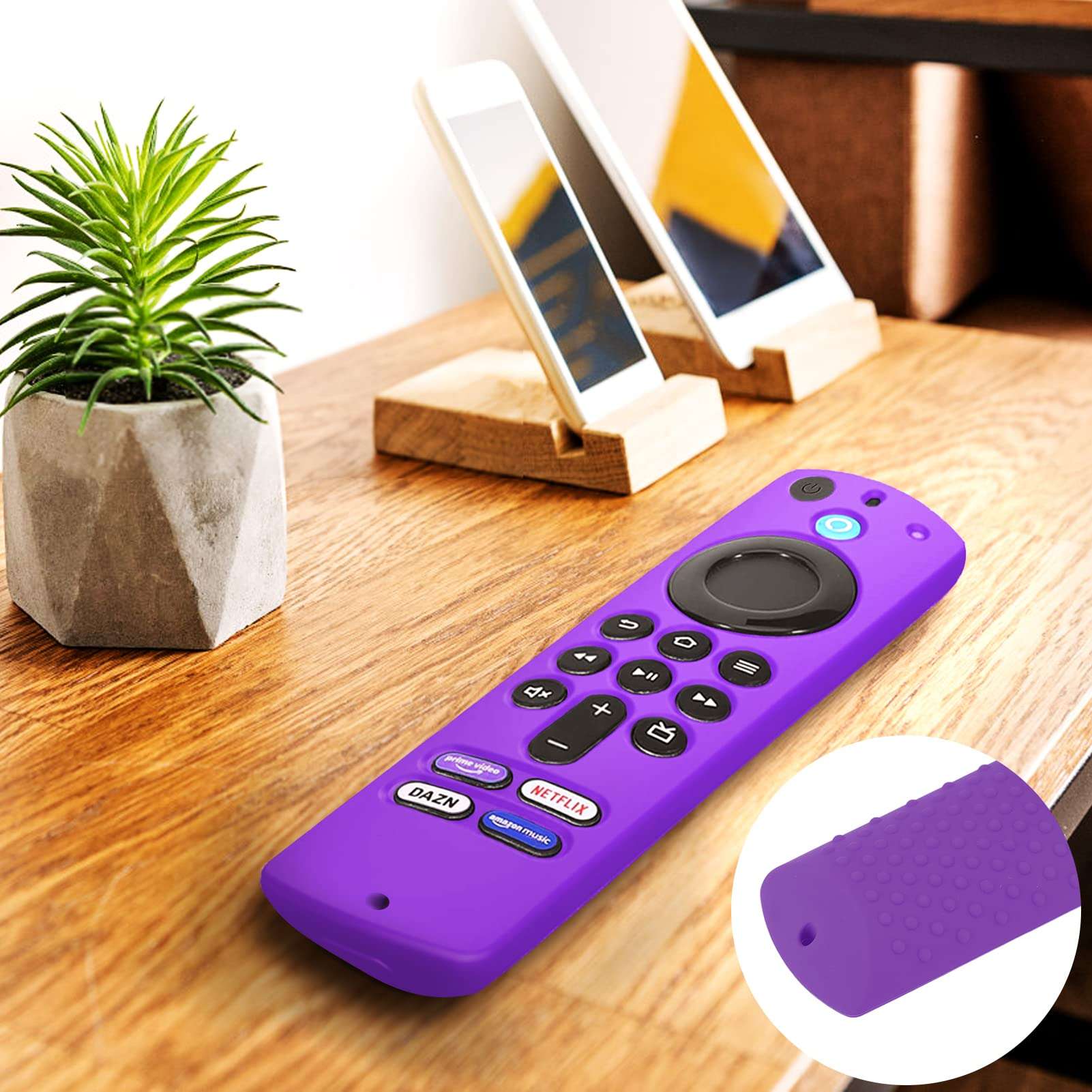 avoid Slip Soft Silicone Protective Controller Case with Lanyard , Silicone TV Remote Cover Case , TV Remote Replacement Case 4