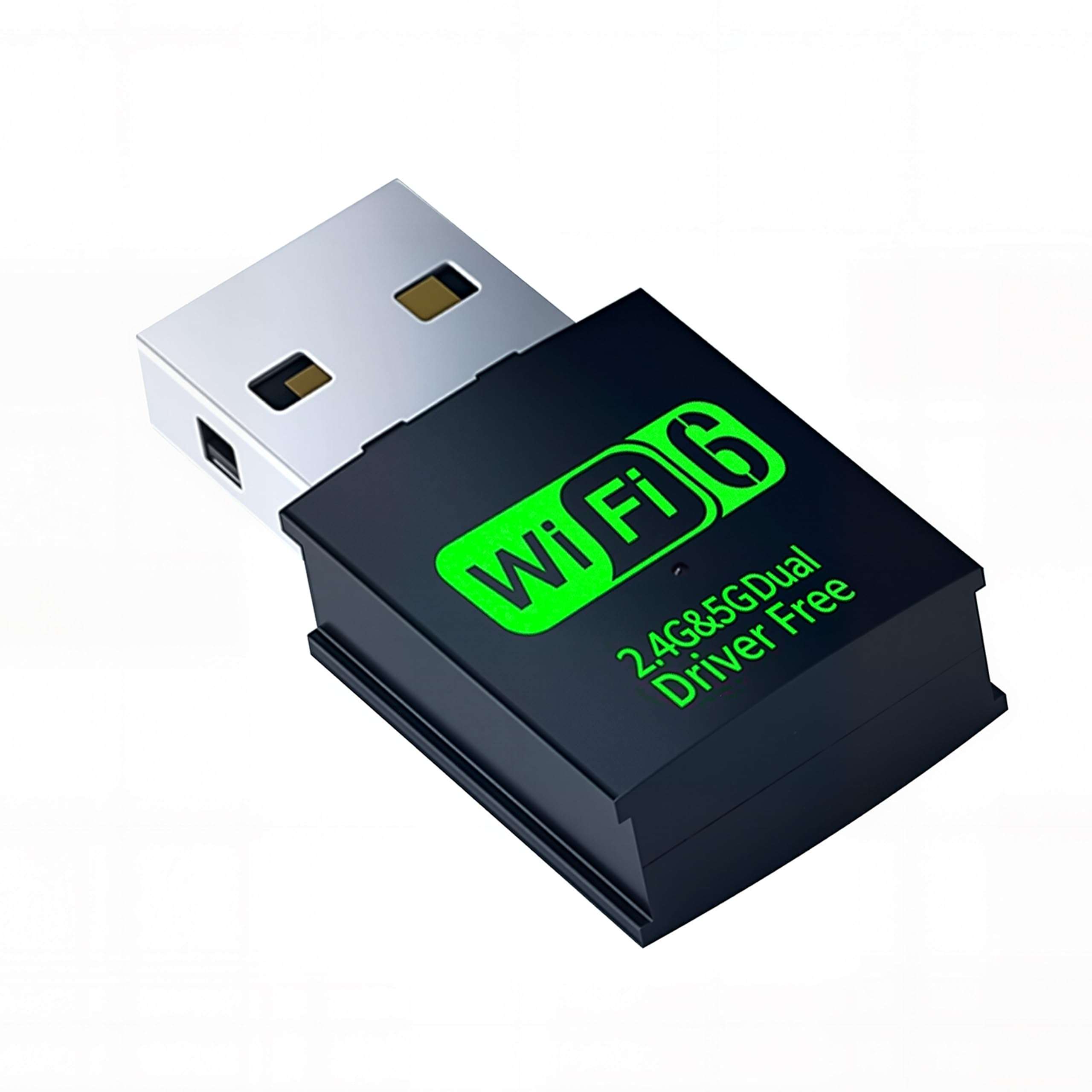 USB WiFi 6 Adapter, AX1800 WiFi Adapter with 5GHz/2.4GHz Dual Band, WPA3 Network Security, Mini WiFi AC Wireless Network for Desktop Laptop PC Support Windows 7/8/ 10(Carbon Black)