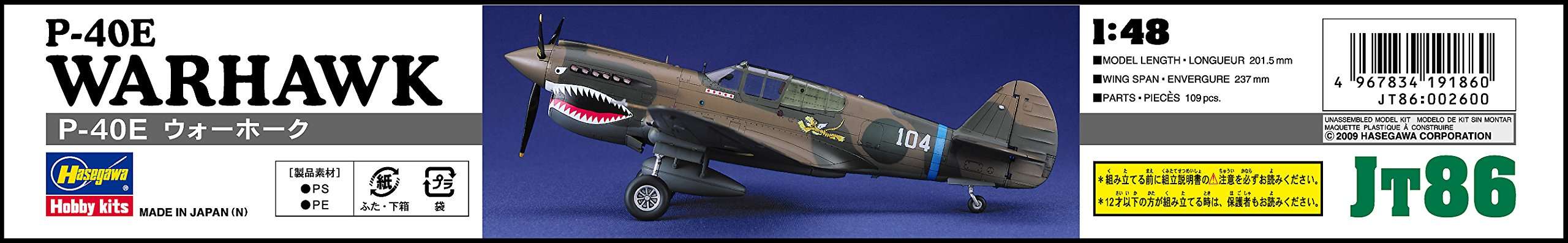 Hasegawa 1/48 P-40E Warhawk 4