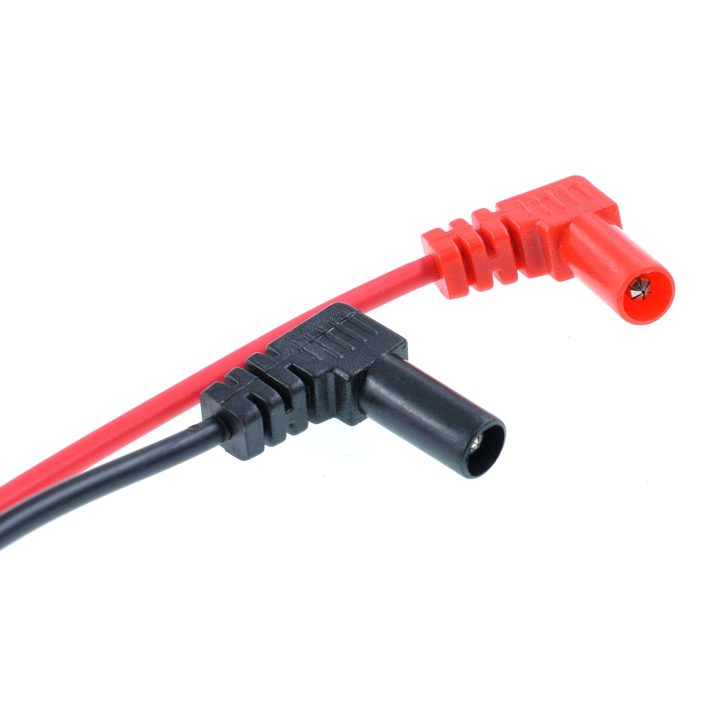 Oiyagai 1000V Banana Connector Detachable Tip Multimeter Probe Test Lead Black Red Pair 3