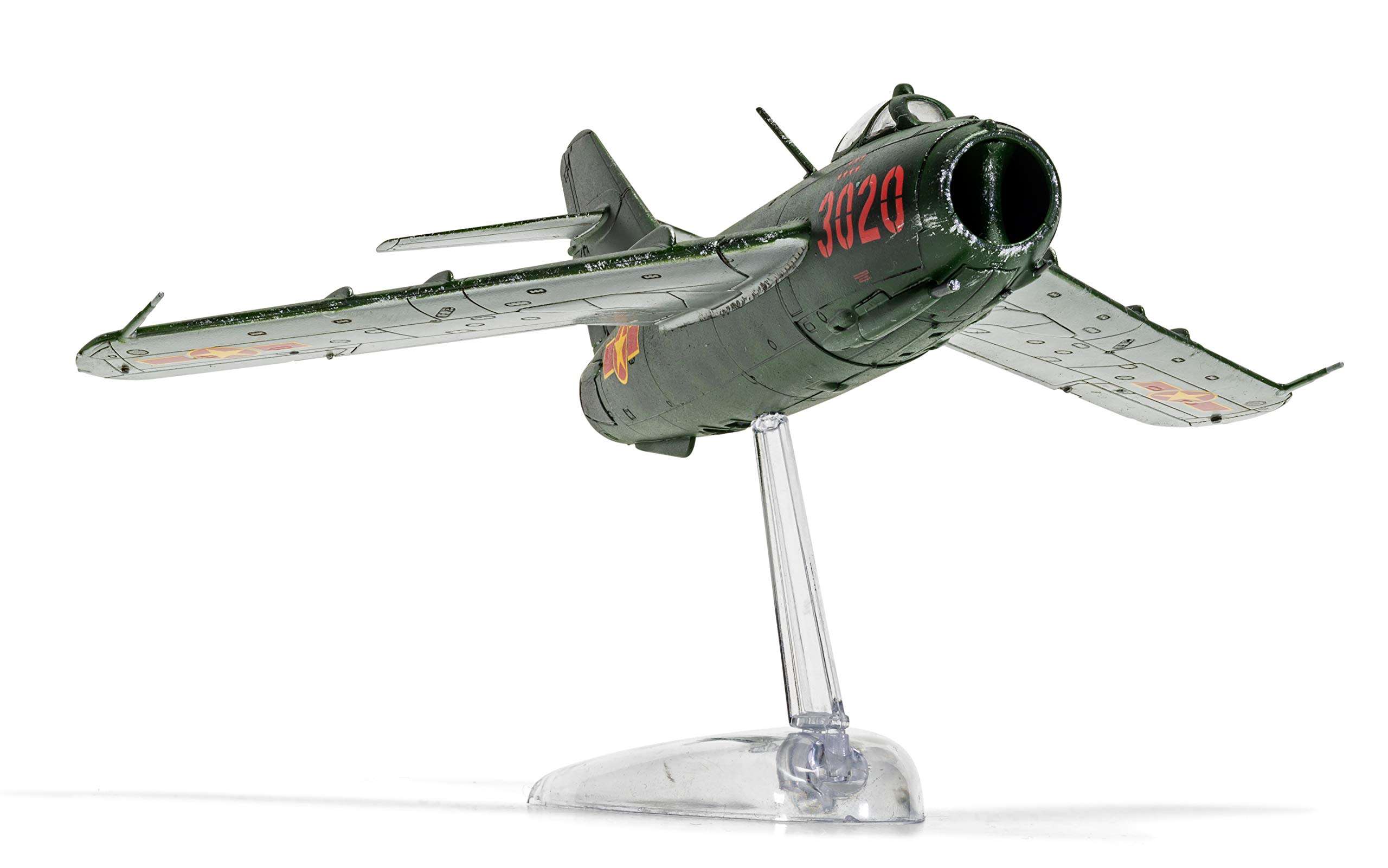Airfix Model Airplane Kit Gift Set - A03091A Mikoyan-Gurevich MiG-17F 'Fresco', Plastic Plane Model Kits for Adults & Kids 8+, Skill Level 2, 1:72 Scale WW2 Military Aircraft - Real Aeroplane Gifts 3