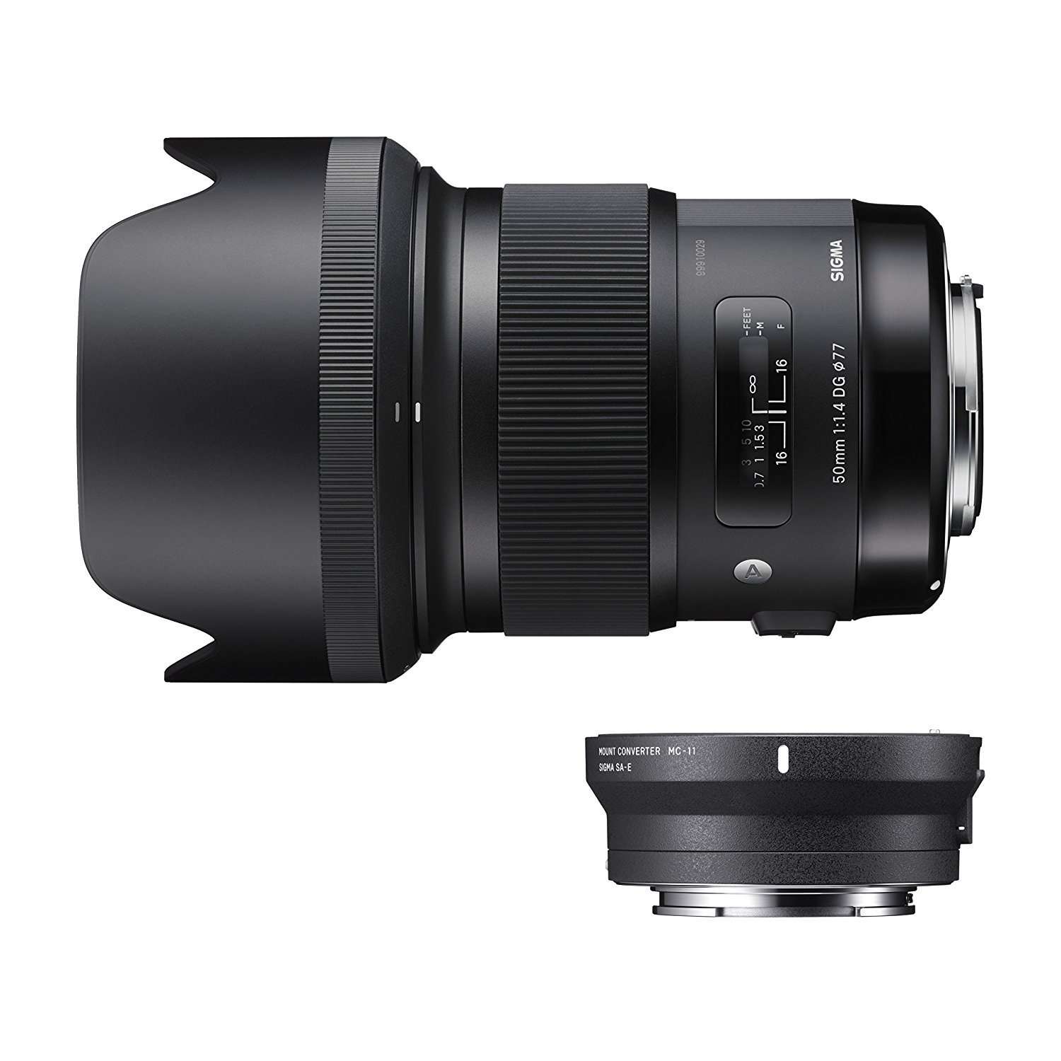 Sigma 50mm f/1.4 DG HSM Art Lens for Canon EF and MC-11 Mount Converter/Lens Adapter for Sony E Kit (ZI954) 2