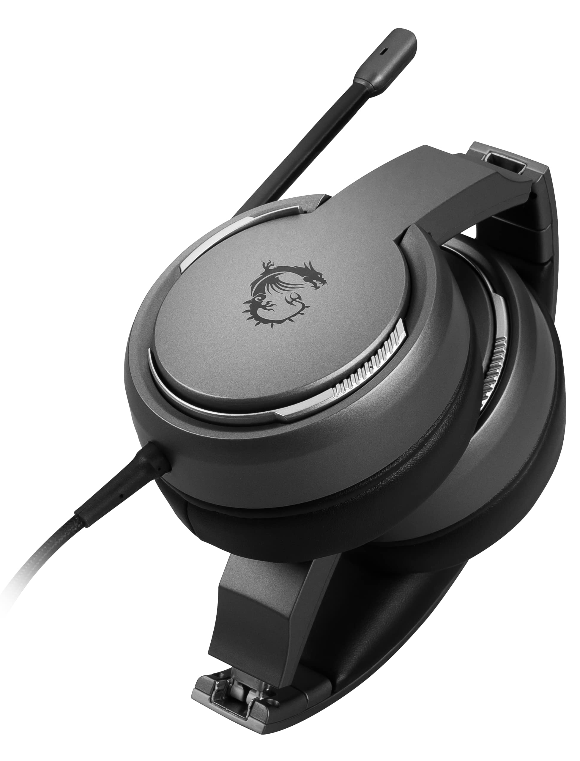 MSI IMMERSE GH40 ENC - Active ENC with Environment Noise canceling, Virtual 7.1 Surround,Light Weight & Self-Adjusting Headband 5