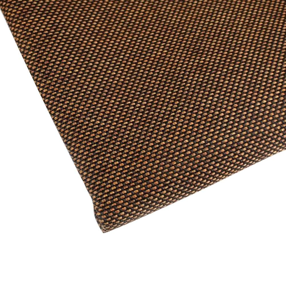 Flushbay Speaker Grill Cloth Speaker Fabric Protective Dustproof Mesh Cloth Stereo Fabric Replacement for Home Stage Speakers, Media Cabinet, KTV Box (Black-Brown) 1