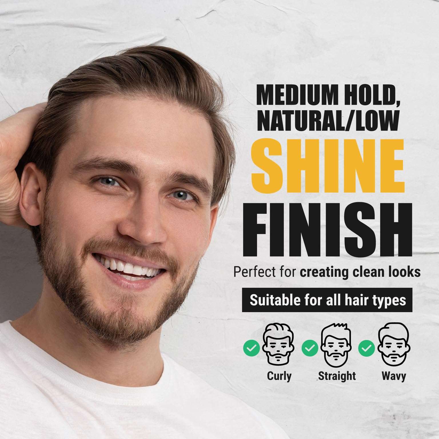 Gaq Hair Pomade (medium hold) Flake Free, Sweet berries Scent, 5