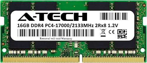 A-Tech 16GB RAM for Lenovo ThinkCentre M900z All-in-One | DDR4 2133 SODIMM PC4-17000 1.2V 260-Pin Memory Upgrade Module 2