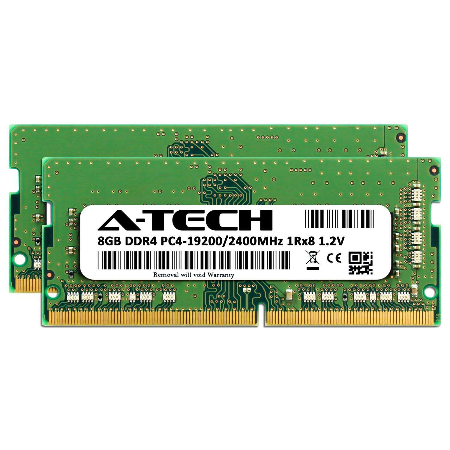A-Tech 16GB (2 x 8GB) RAM for Intel NUC8i7HVKVA NUC 8 Enthusiast Mini PC | DDR4 2400MHz PC4-19200 1.2V SODIMM Memory Upgrade Kit 2