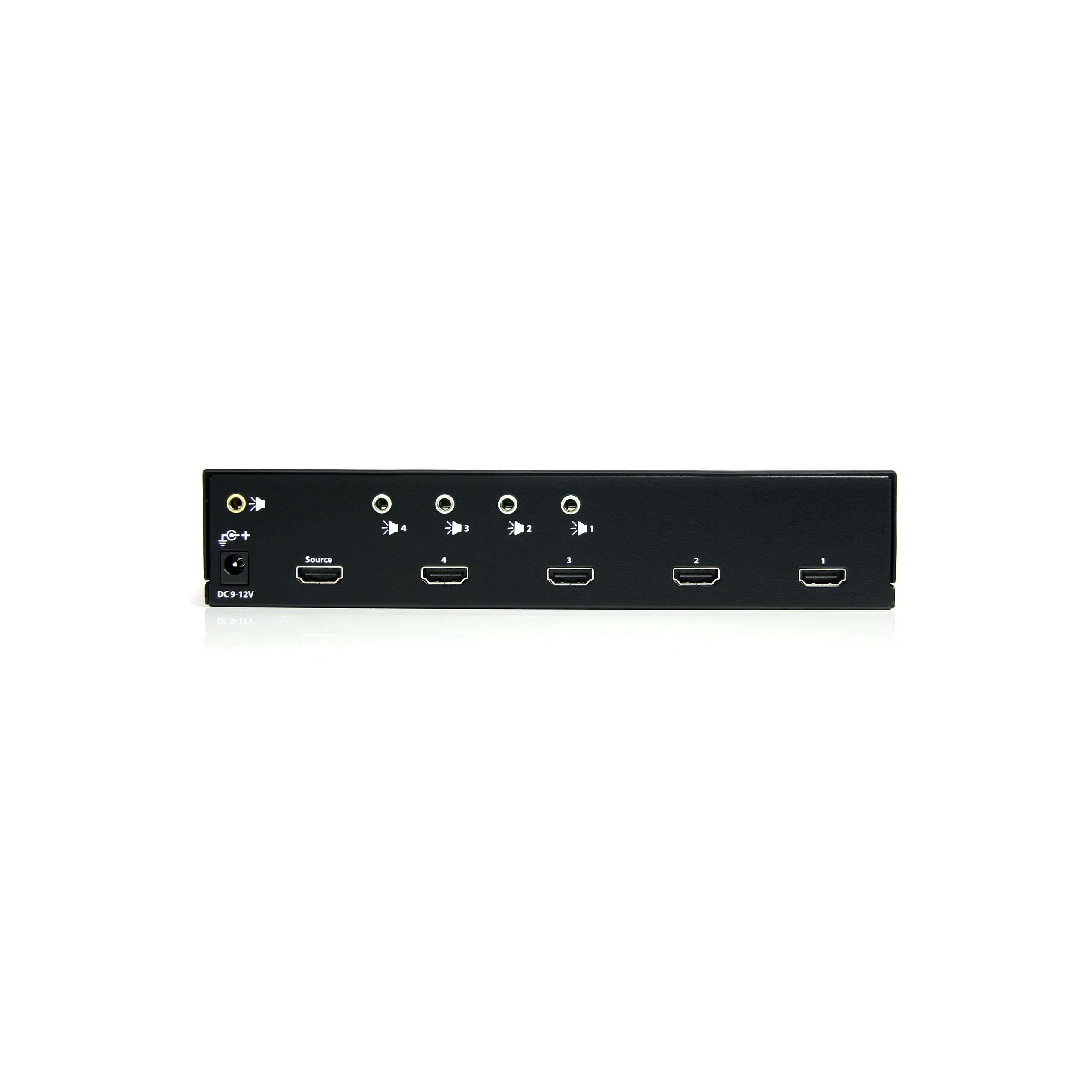 StarTech.com HDMI Splitter 1 In 4 Out - 1080p - 4 Port -Mounting Brackets - 1.3 Audio - HDMI Multi Port - HDMI Audio Splitter (ST124HDMI2) Black 3