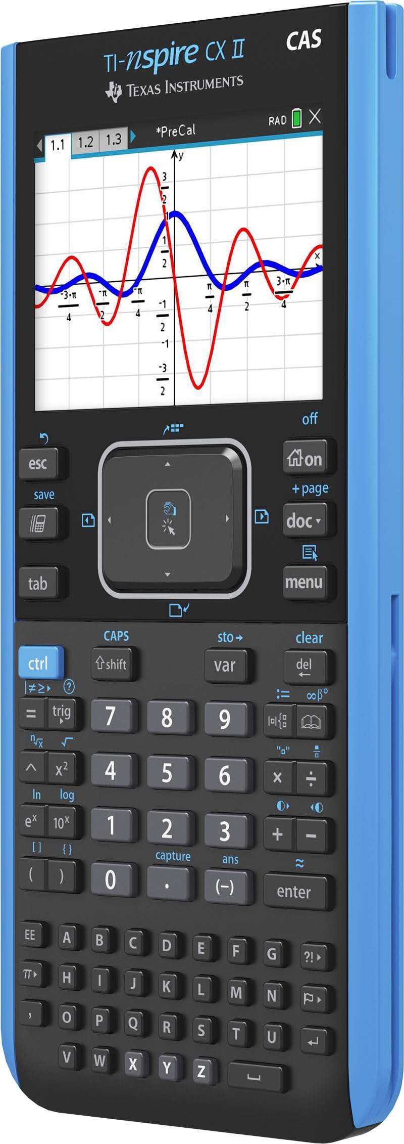 Texas Instruments TI-Nspire CX II CAS Color Graphing Calculator with Student Software (PC/Mac) 3