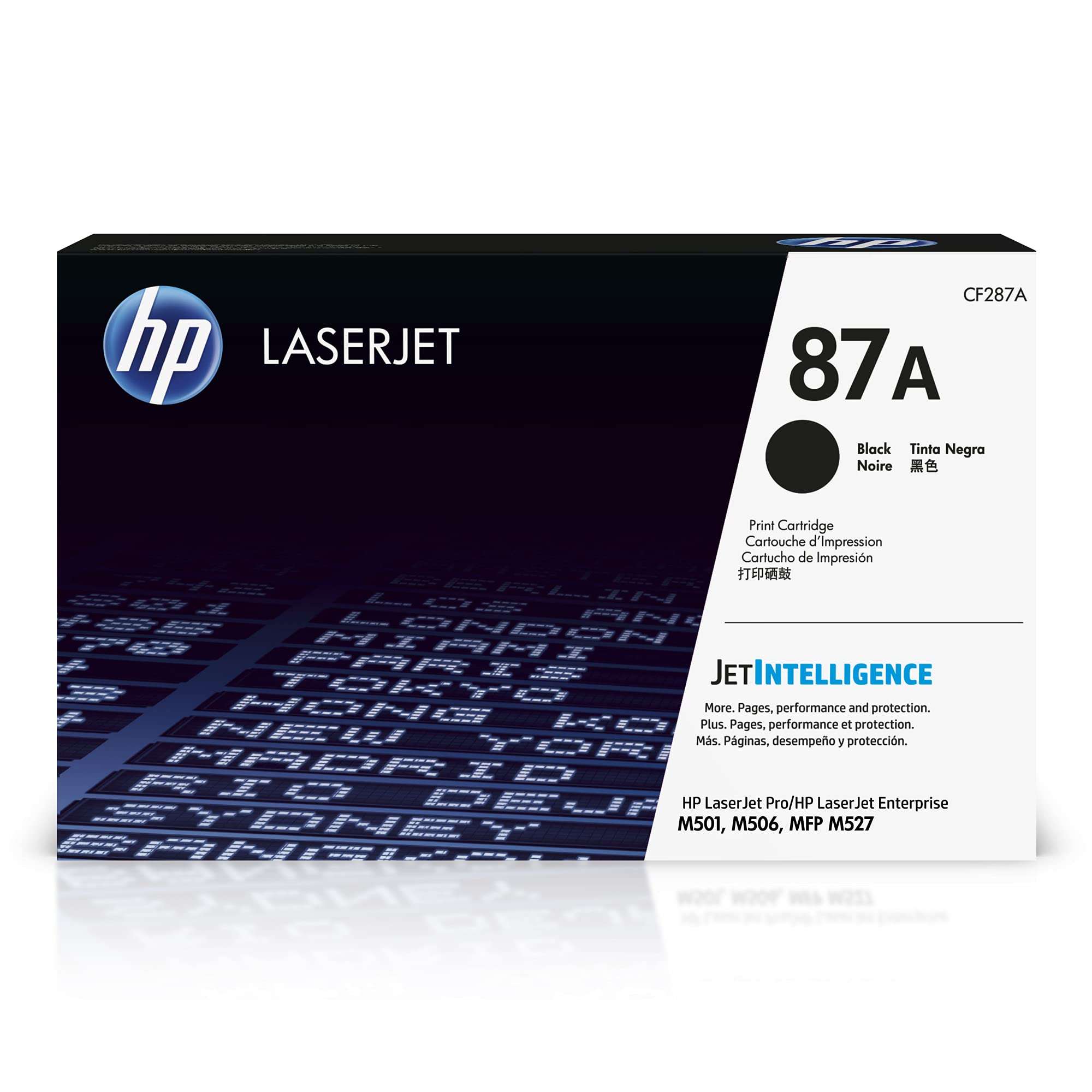 HP 87A Black Toner Cartridge | Works with HP LaserJet Enterprise M506 Series, MFP M527 Series, H M501 Series | CF287A 1