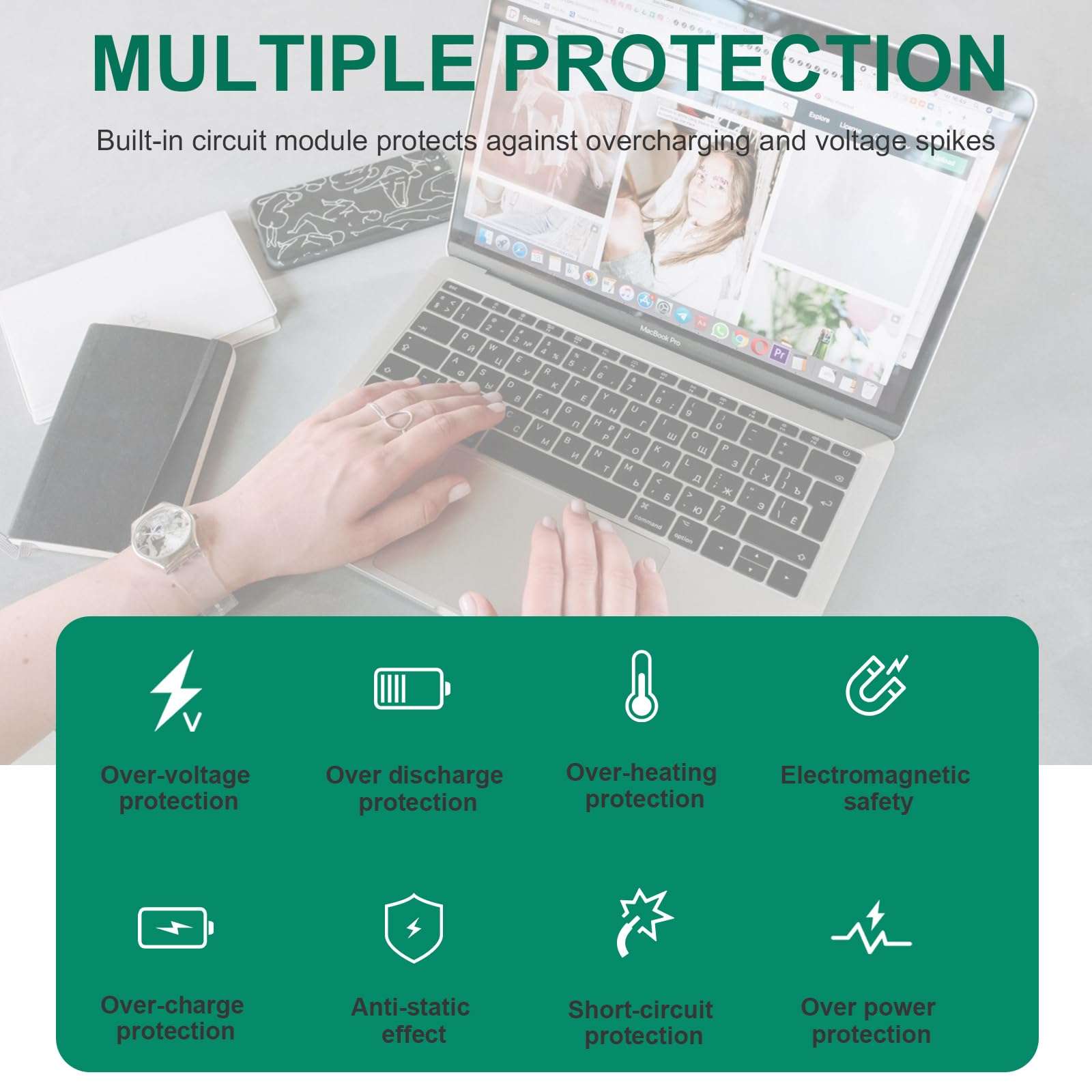 Fancy Buying New Laptop Battery Replacement for Dell Inspiron 15 7547 7548 D2VF9 0PXR51 PXR51-11.1V 45WH 6