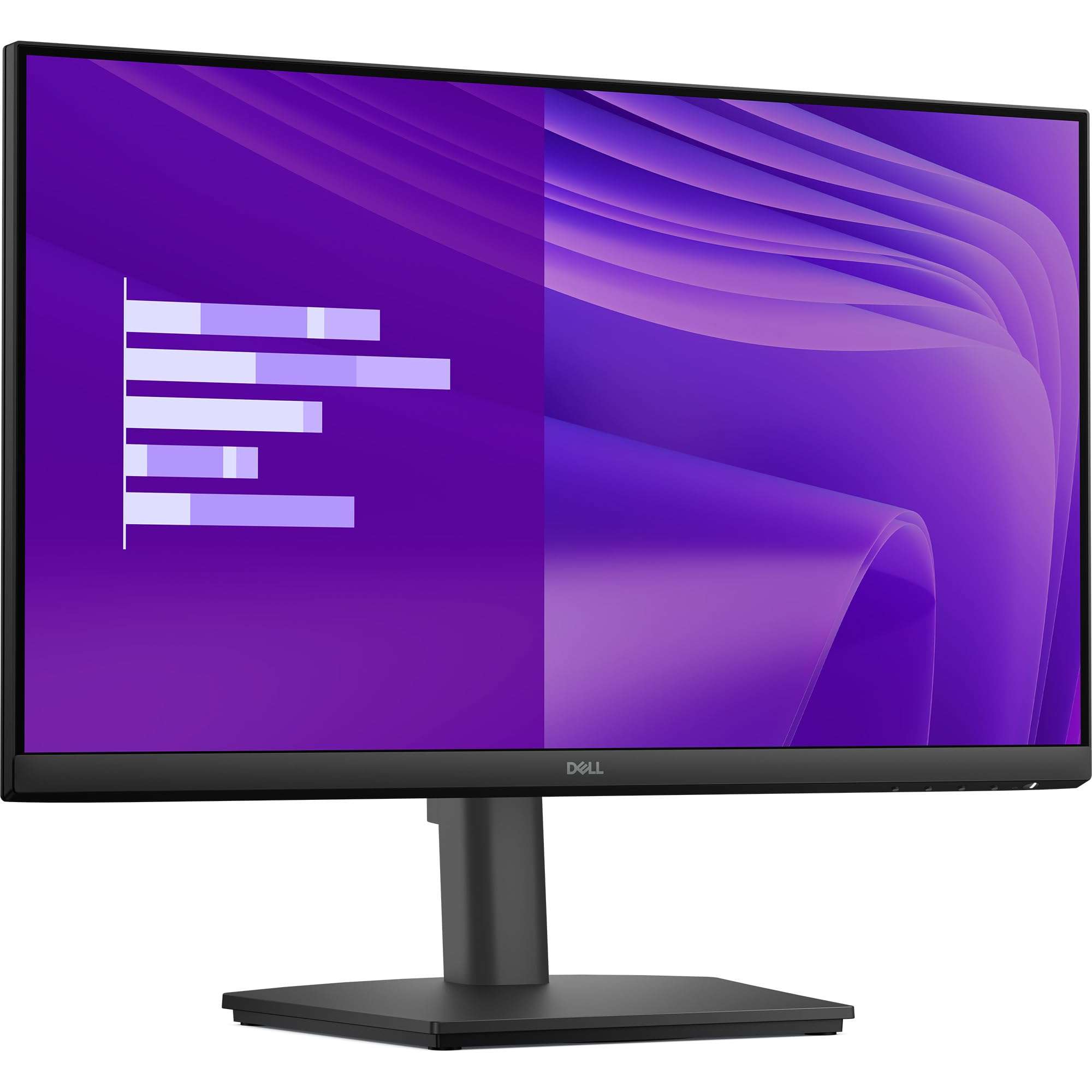 Dell E2425HSM 23.8 inch FHD Monitor|IPS Panel|Dual Speakers|5ms| 100Hz Refresh| 1000:1 Contrast | 250 cd/m2 |Ports: 1 HDMI, 1 DP 1.2, 1 VGA|TÜV Rheinland 3-Star Eye Comfort | Height Tilt Swivel Pivot 1