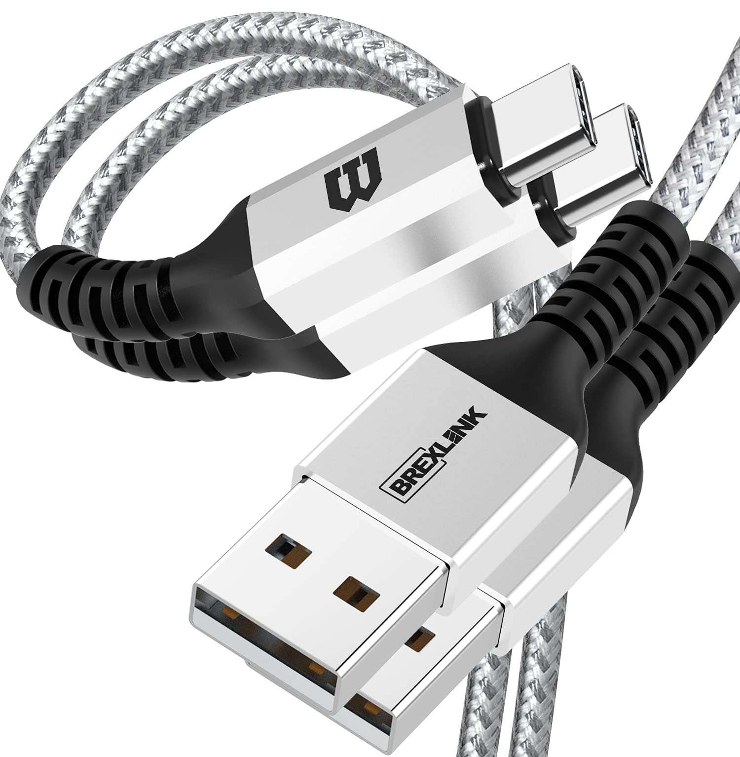 BrexLink USB C Cable, Type C Charger USB 3A Charging Cable Fast Charge for Samsung Galaxy S22 Plus Ultra S21 S22 Plus, Moto G7 G8, Other USB Type c Charger 1