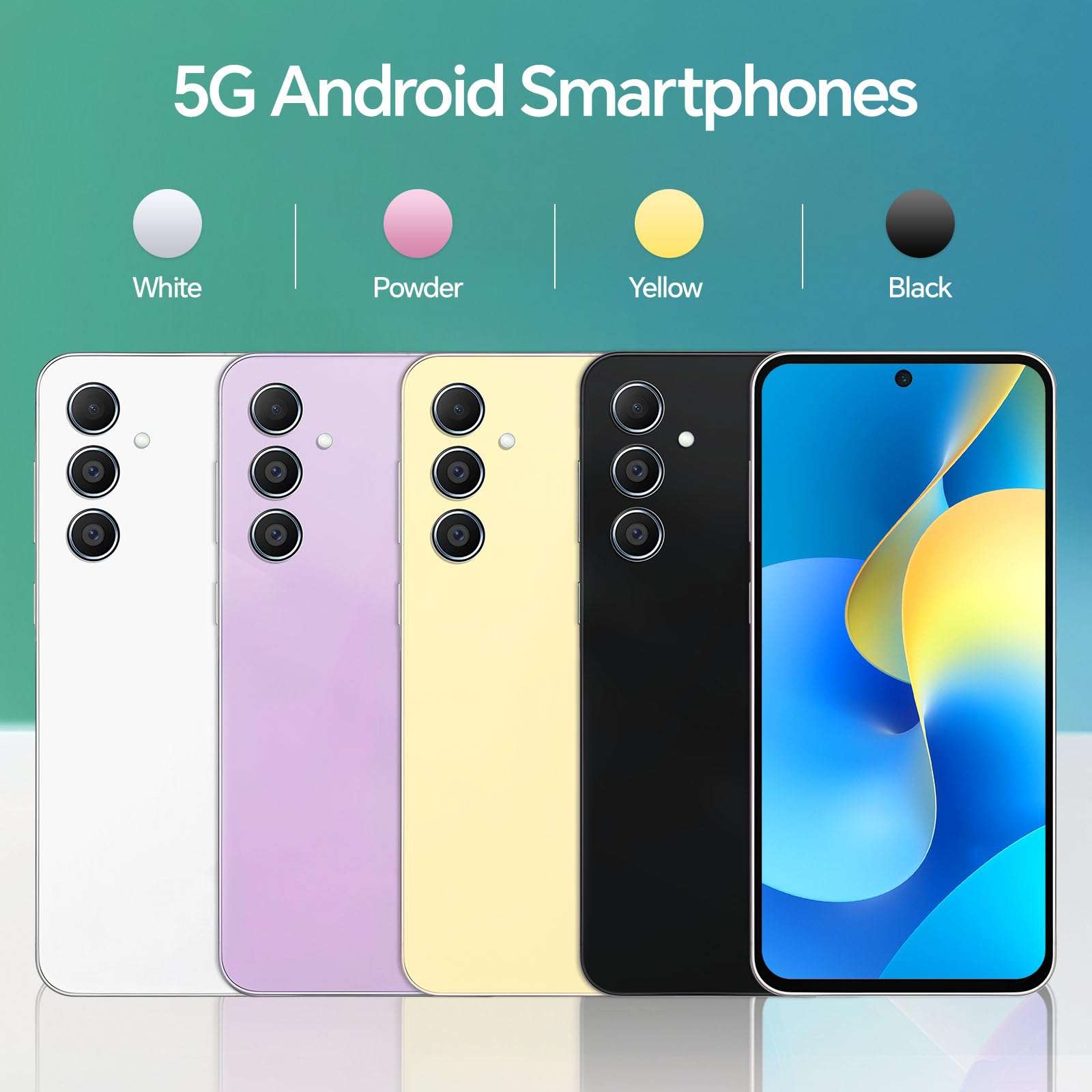 L55 Ultra Unlocked Phones with 5000mAh Battery,Android 14 Mobile Phone,Snapdragon 888 Smartphone Phone,12GB RAM+512GB ROM,48MP+108MP Camera, 3040 * 1440 HD 6.8'' Screen /5G/Dual SIM/GPS/WiFi,Pink 3