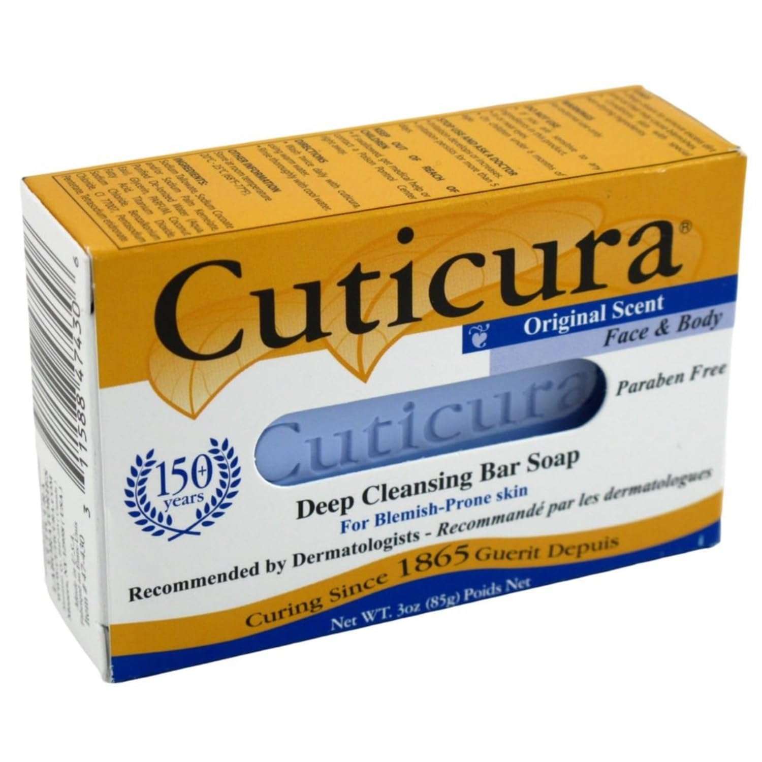 Cuticura Original Soap Bar 3oz Box (3 Pack) 1