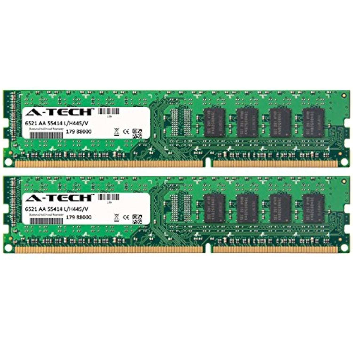 A-Tech 8GB KIT (2 x 4GB) for Biostar TH Series TH55 HD TH55B HD TH55XE TH61 TH61 ITX TH61A TH61U3 TH61U3+ TH67 TH67+ TH67A TH67A+ TH67B TH67XE. DIMM DDR3 Non-ECC PC3-10600 1333MHz RAM Memory