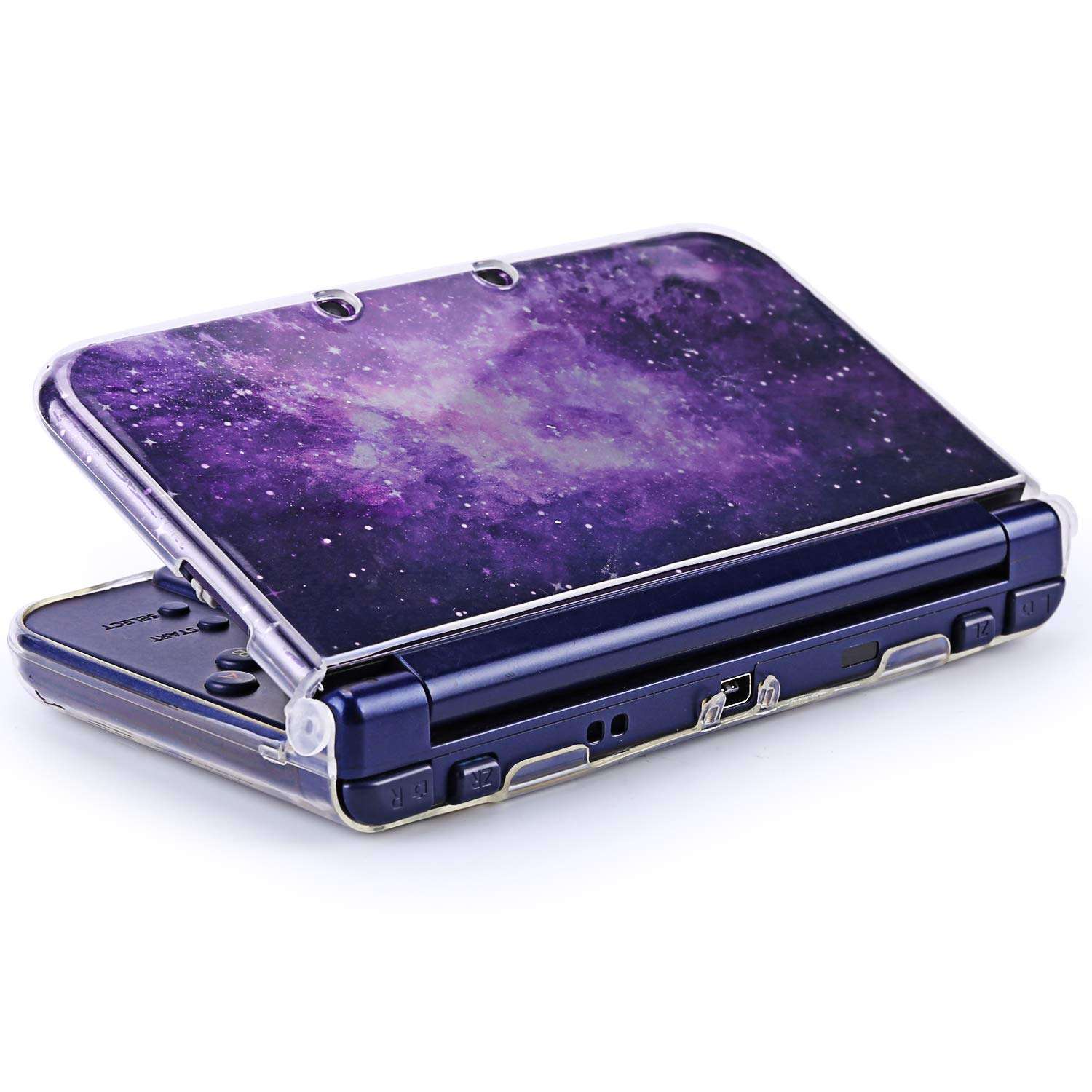 Akwox Super Crystal Transparent Protective Cover Case for New 3DS XL/LL