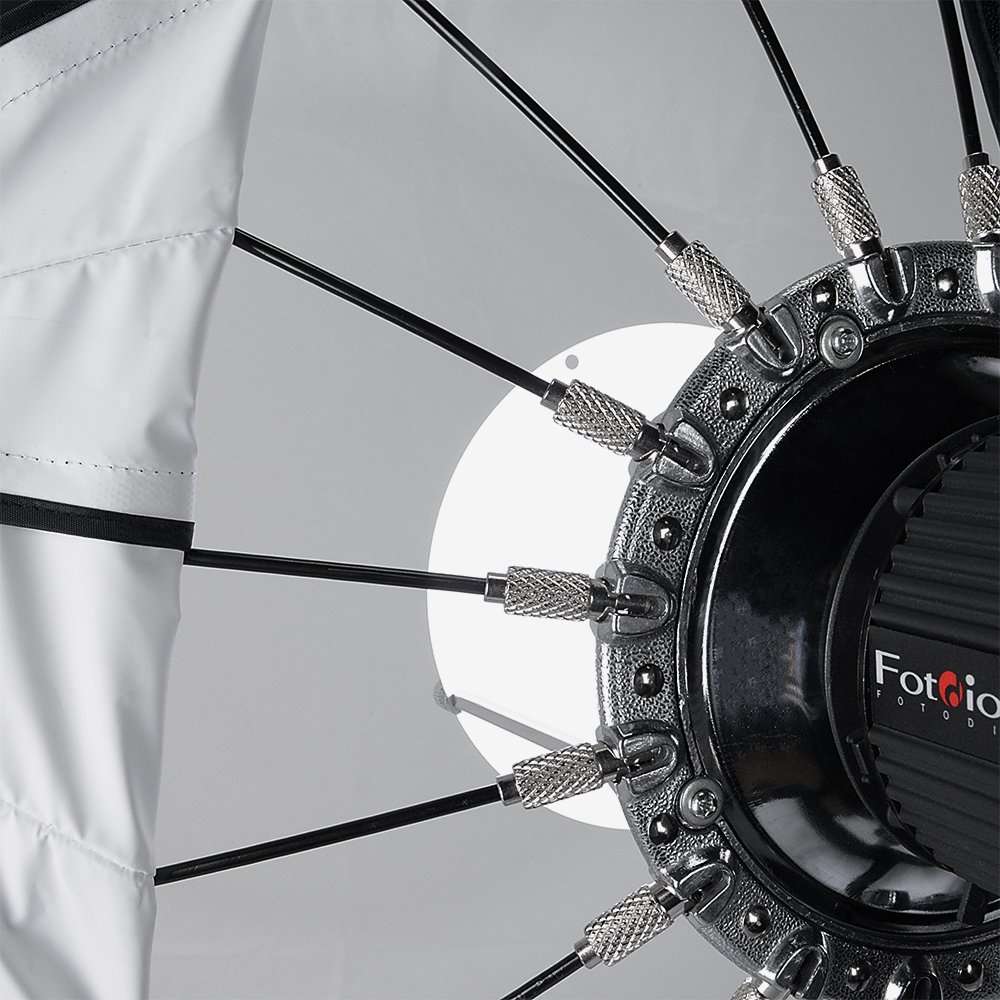 Pro Studio Solutions EZ-Pro 48in (120cm) Beauty Dish and Softbox Combination w/Profoto Speedring - Soft Collapsible Beauty Dish with Speedring for Bayonet Mountable Strobe, Flash and Monolights 5