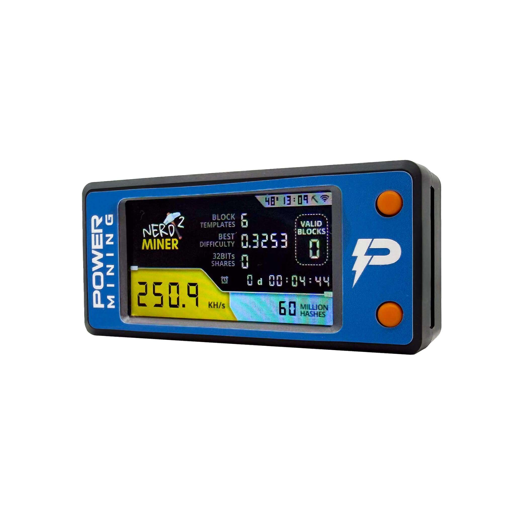 NerdMiner V2 Open Source Bitcoin Miner – 256KH/s ESP32-S3 Dual-core LX7 Solo BTC Miner with 1.9" LCD Color Screen, 1W Power Consumption, WiFi 2.4GHz, USB-C Educational Crypto Mining Device 1