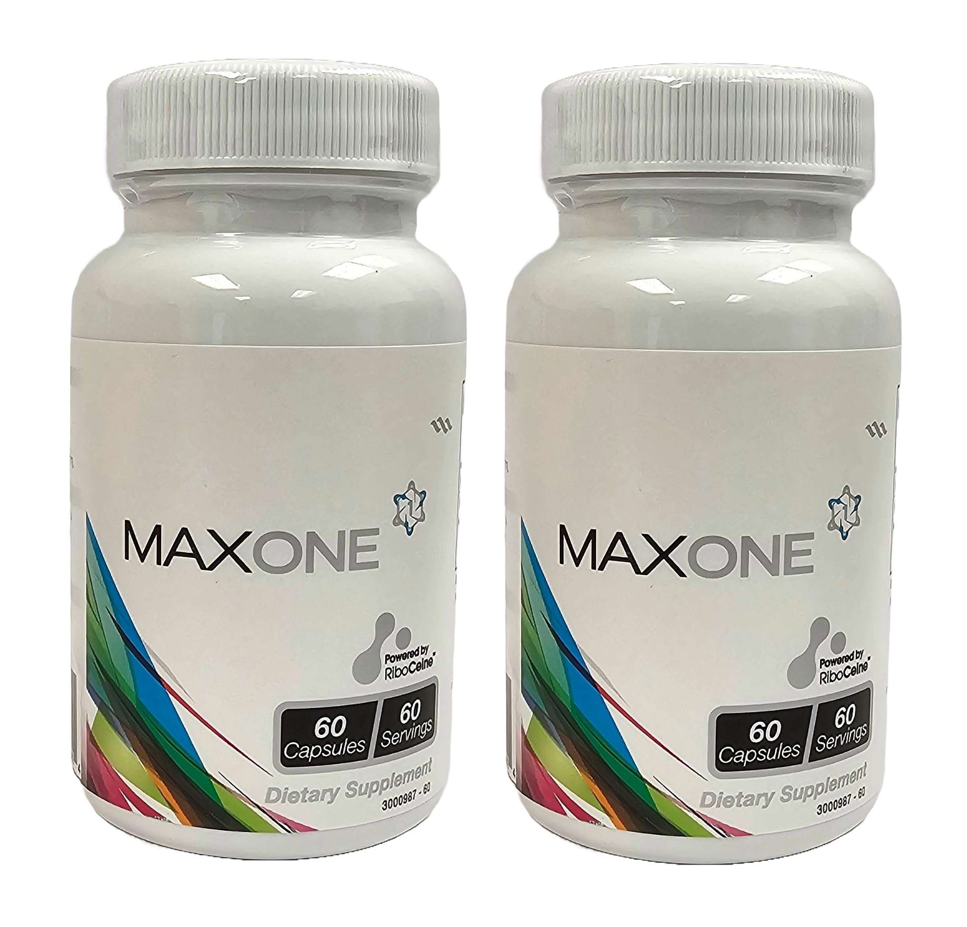 Max One, Focused Riboceine Supplementation, 60 Vegetable Capsules, 30 Servings (Pack of 2)