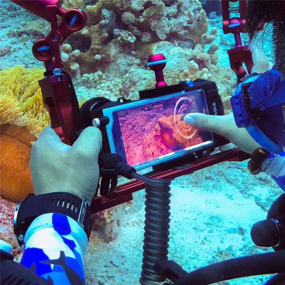 DIVEVOLK Seatouch 3 Underwater Diving housing case compatiable for Samsung S8/ S8+/S9/S9+,Perfect Phone Case for Surfing Swimming and Snorkeling 6